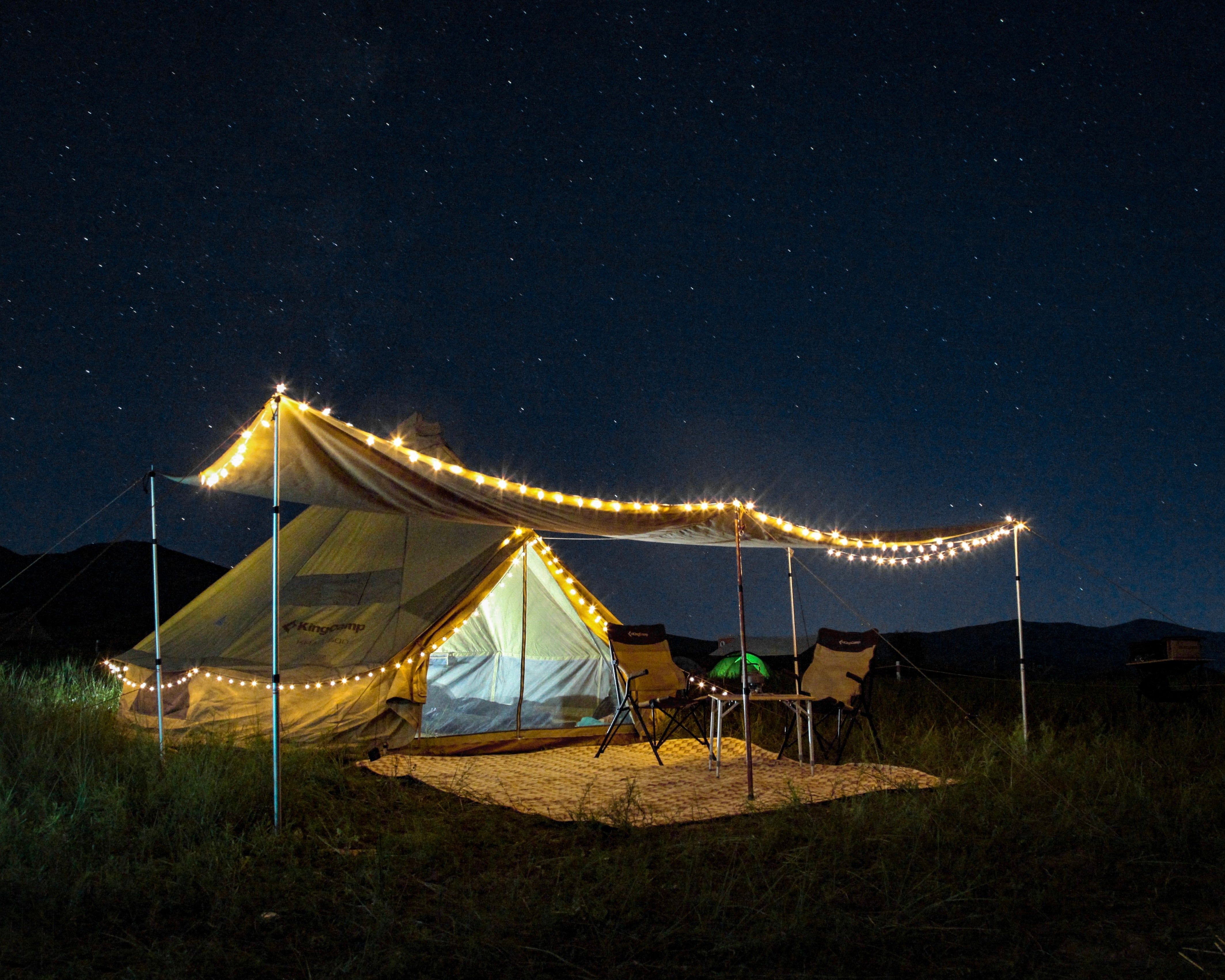 4種類のKingCampテント