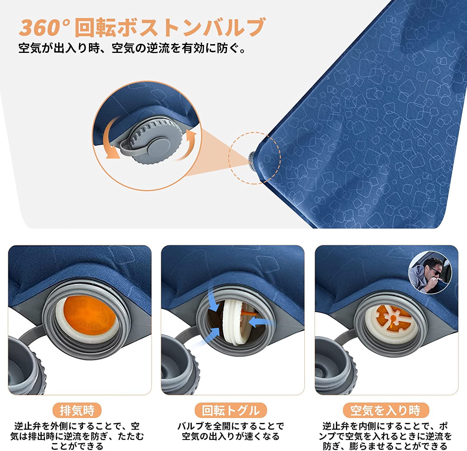 エアマット 198x63x5cm KM2103