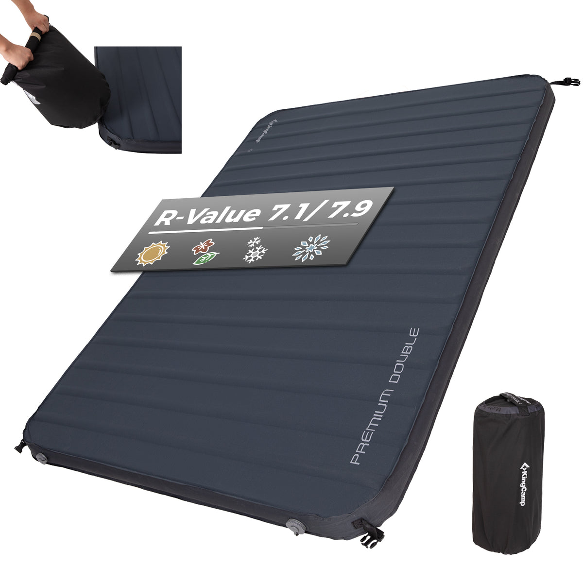 KingCamp エアーマット キャンプ インフレーターマット セミダブル 71Gm9Le6UnL._UF894,1000_QL80_.jpg