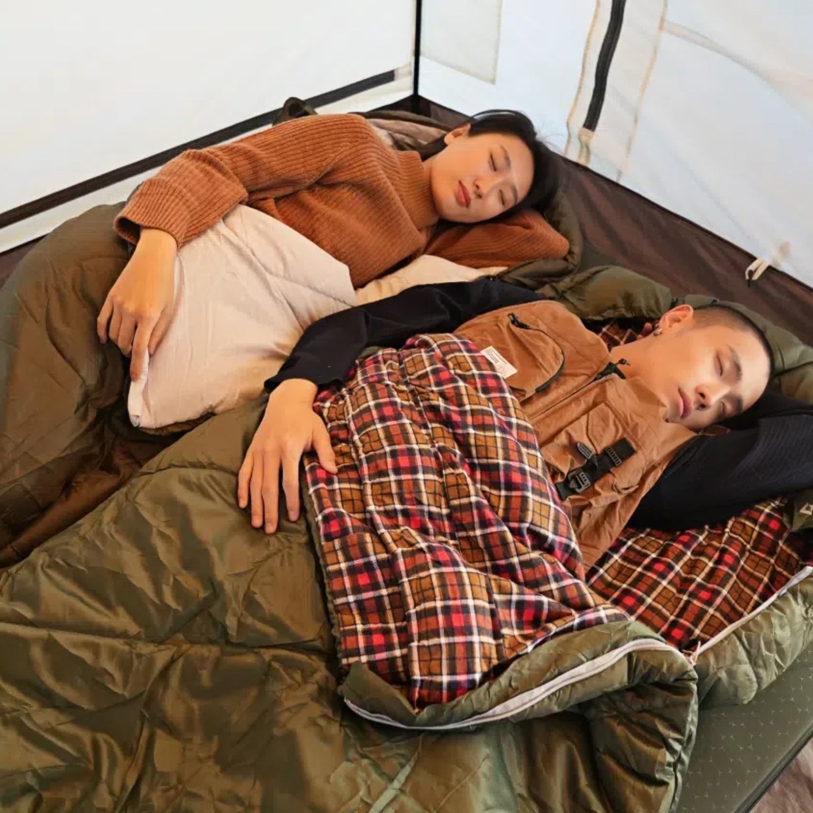 KingCamp 春用 夏用 封筒型 寝袋 (190+30)x75cm