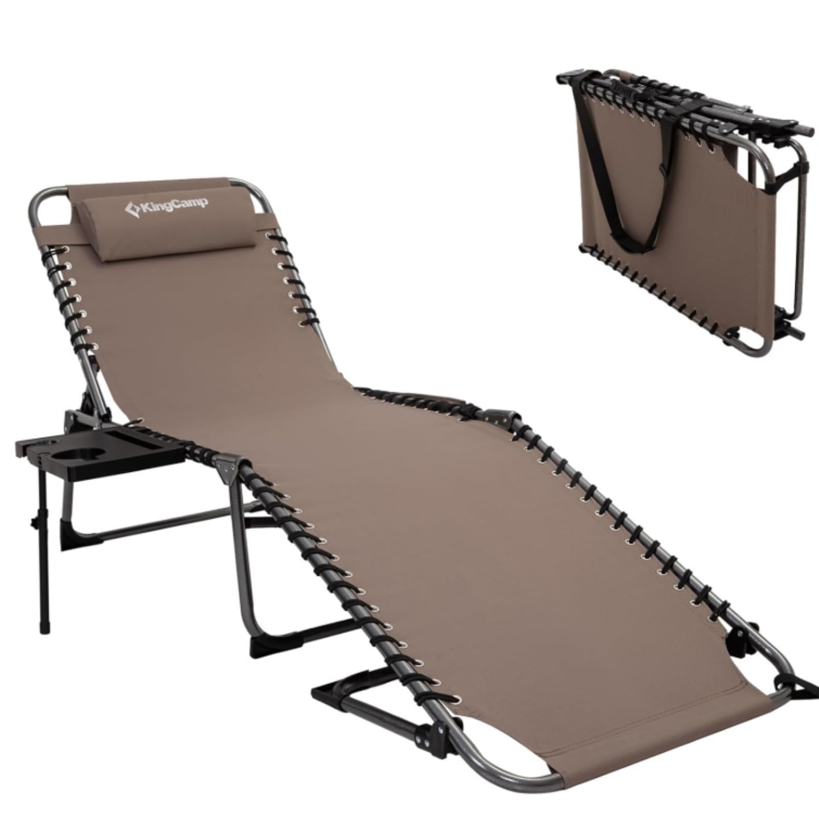 KingCamp サマーベッド 折りたたみキャンプコット3way 簡易ベッド5段階調節室内外兼用190 x 59 x 37cm