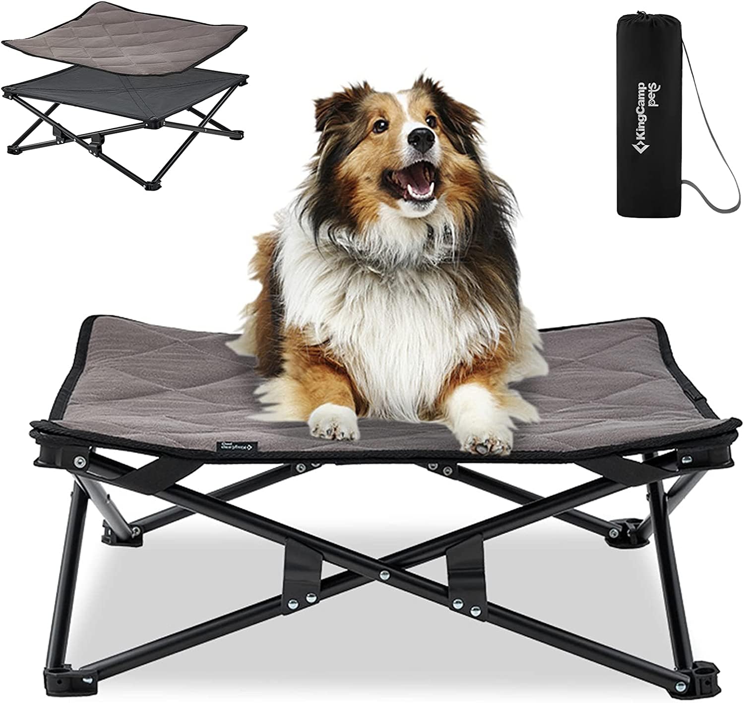 KingCamp ドッグコット犬用ベッド アウトドア折りたたみ洗えるペットベッド