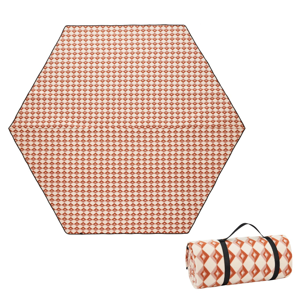 KingCamp レジャーシートマットテントシート厚手六角大判 320cm×320cm