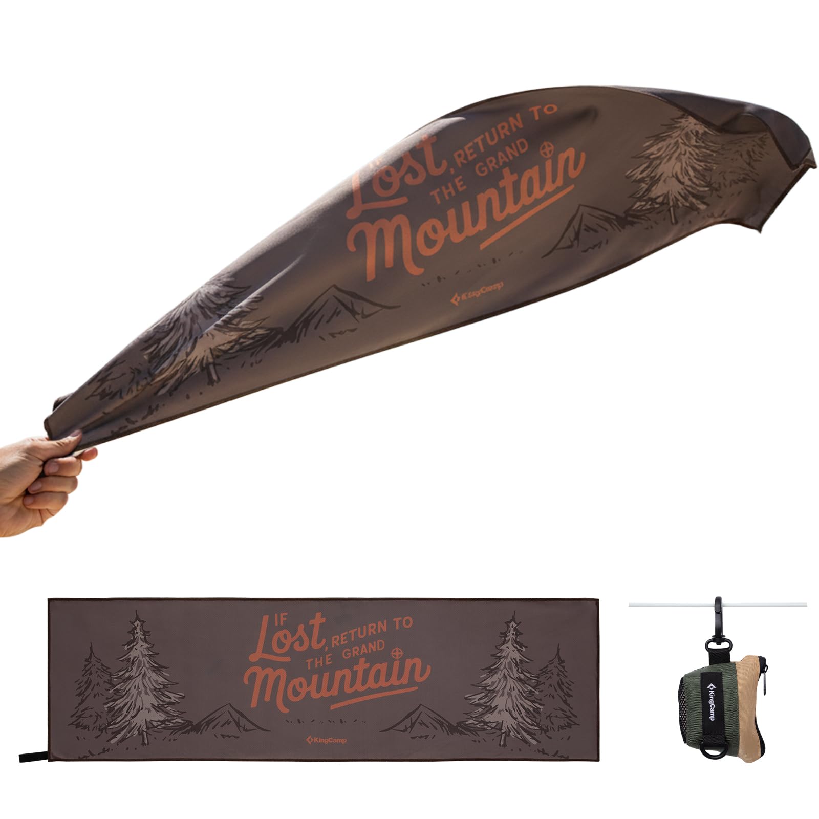 【2026 NEW】KingCamp AERODRY M 軽風MAXスポーツタオル 超軽量・速乾