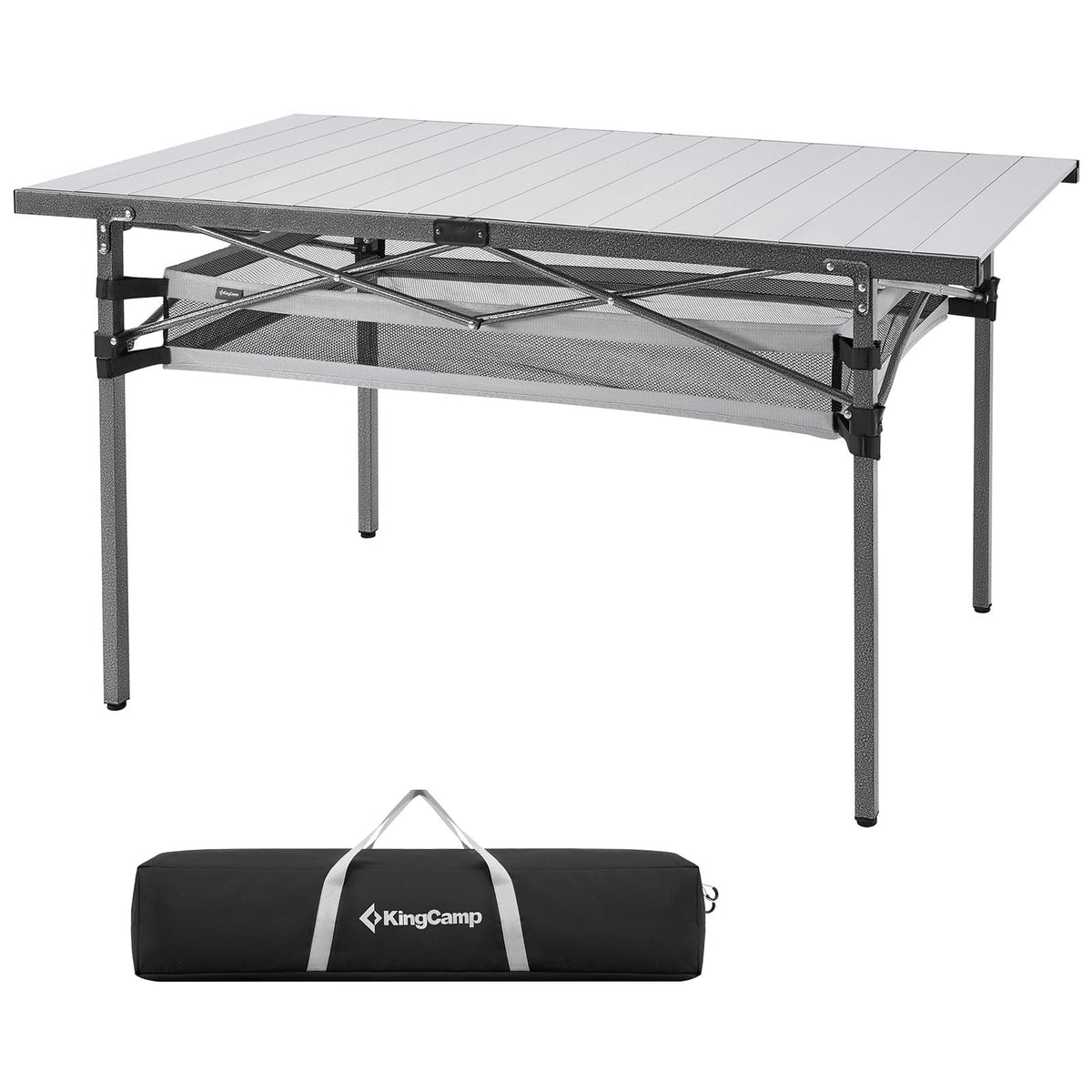KingCamp アウトドアテーブルアルミキャンプ ロールテーブル