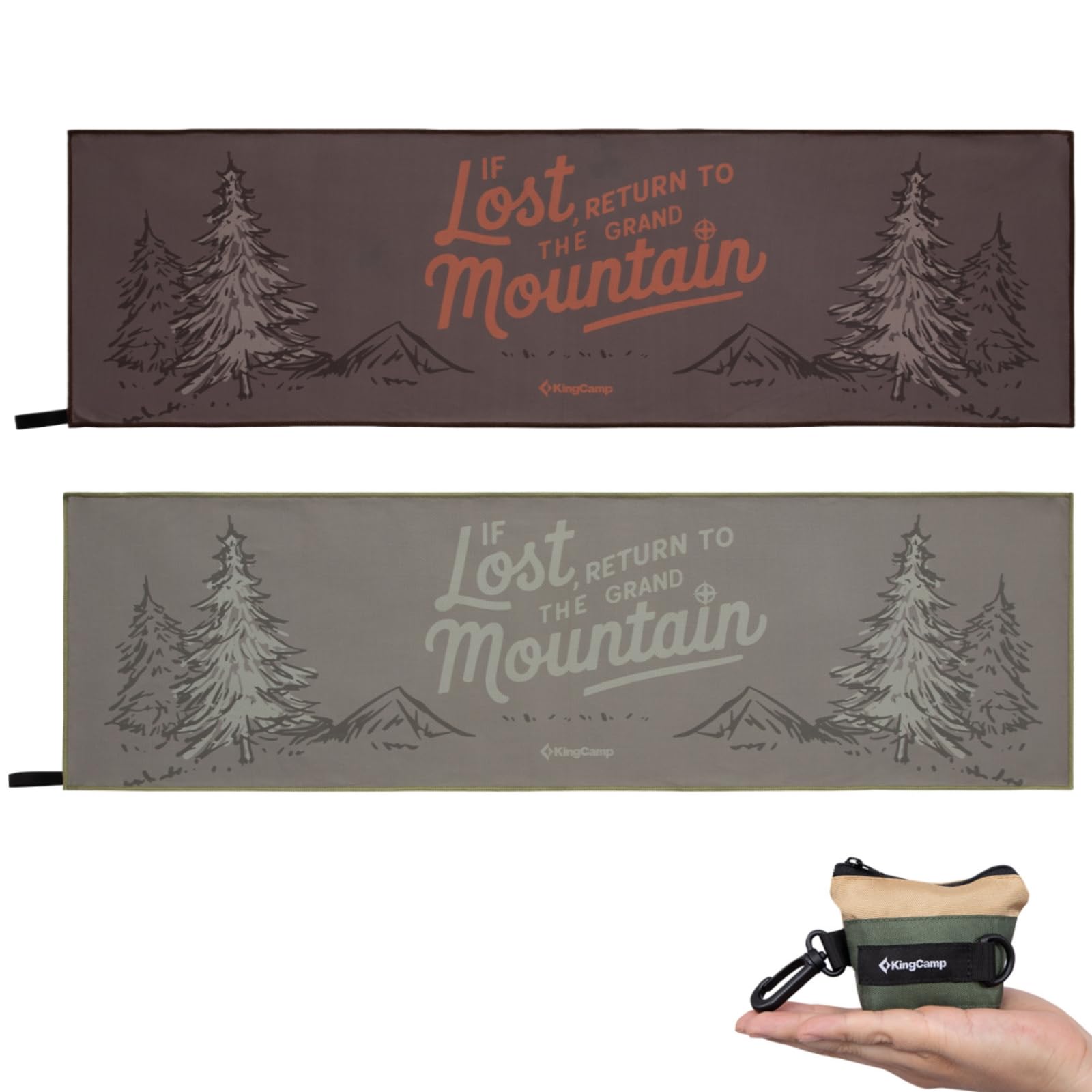 【2026 NEW】KingCamp AERODRY M 軽風MAXスポーツタオル 超軽量・速乾