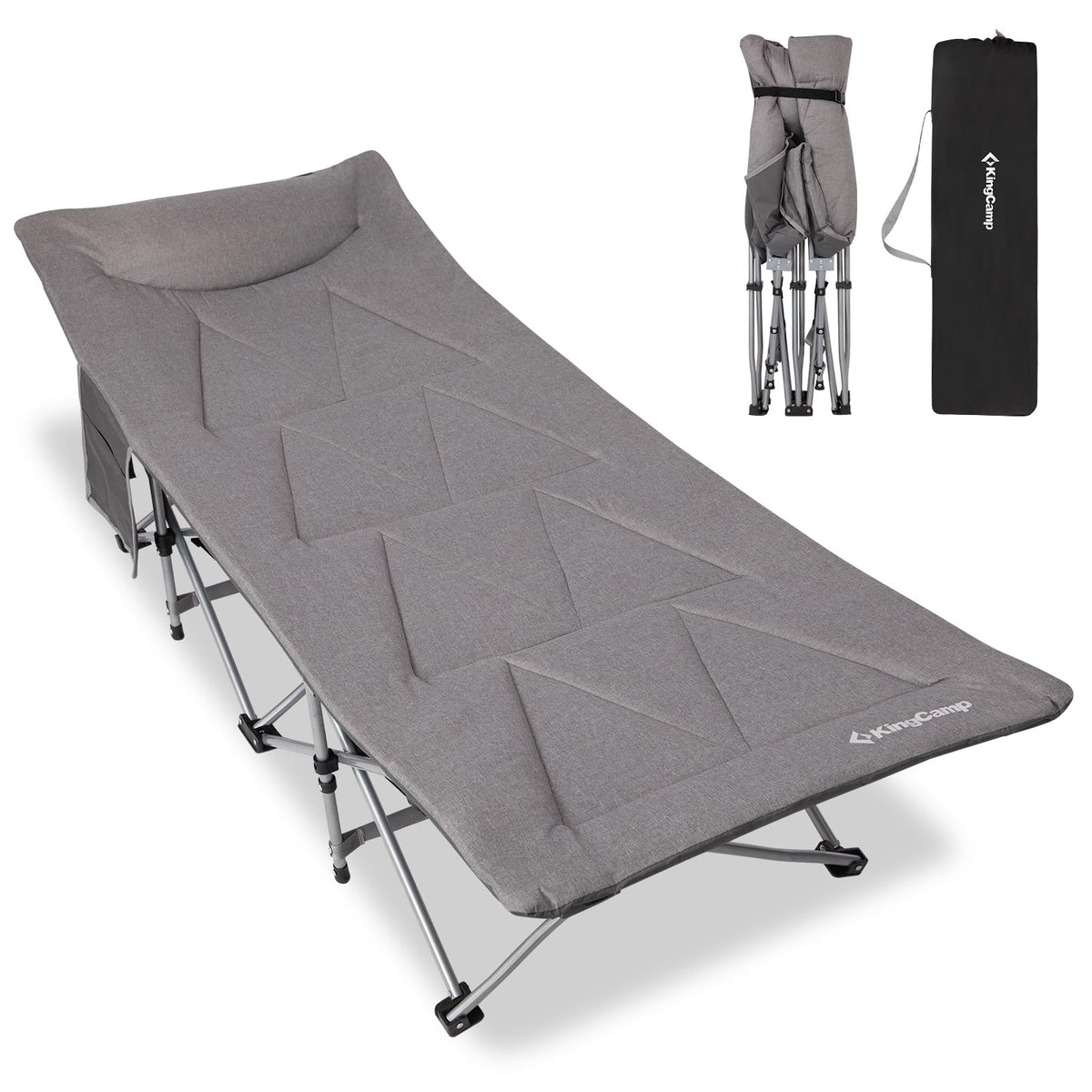 2025 NEW】KingCamp 折りたたみベッドキャンプコット組立不要