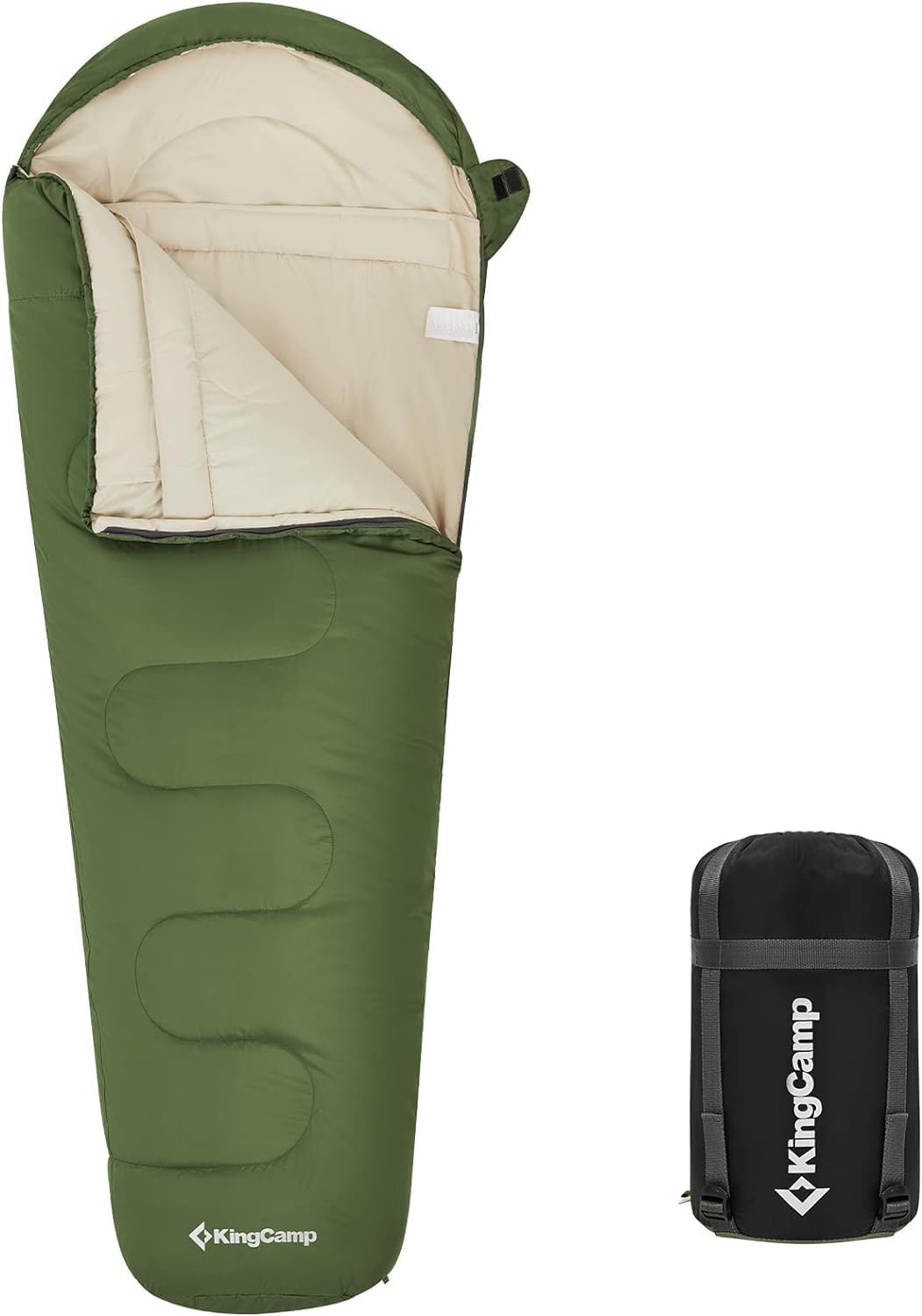 KingCamp マミー型寝袋シュラフ子供用アウトドアキャンプ登山寝袋