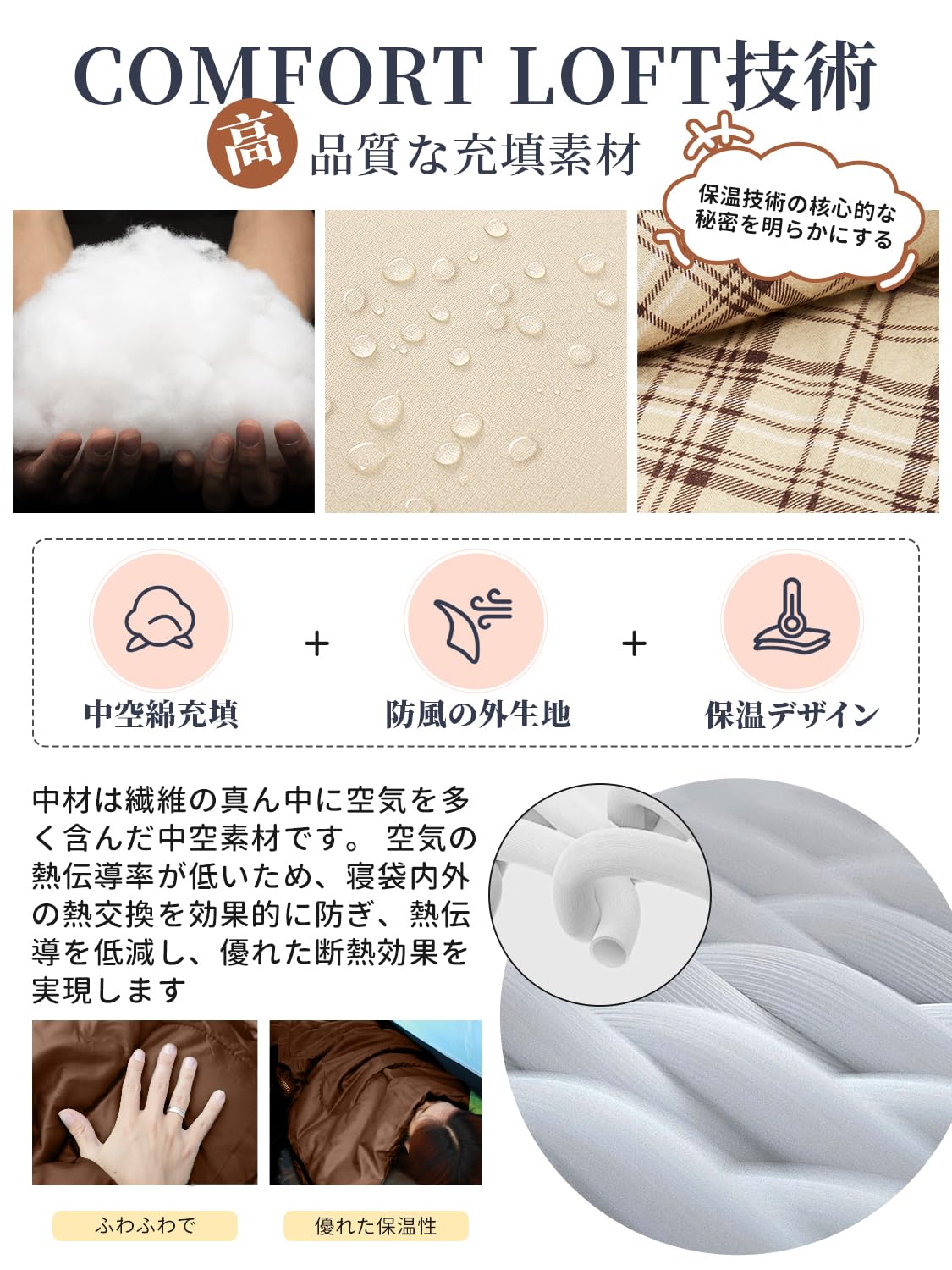 寝袋 90×230cm KS2211