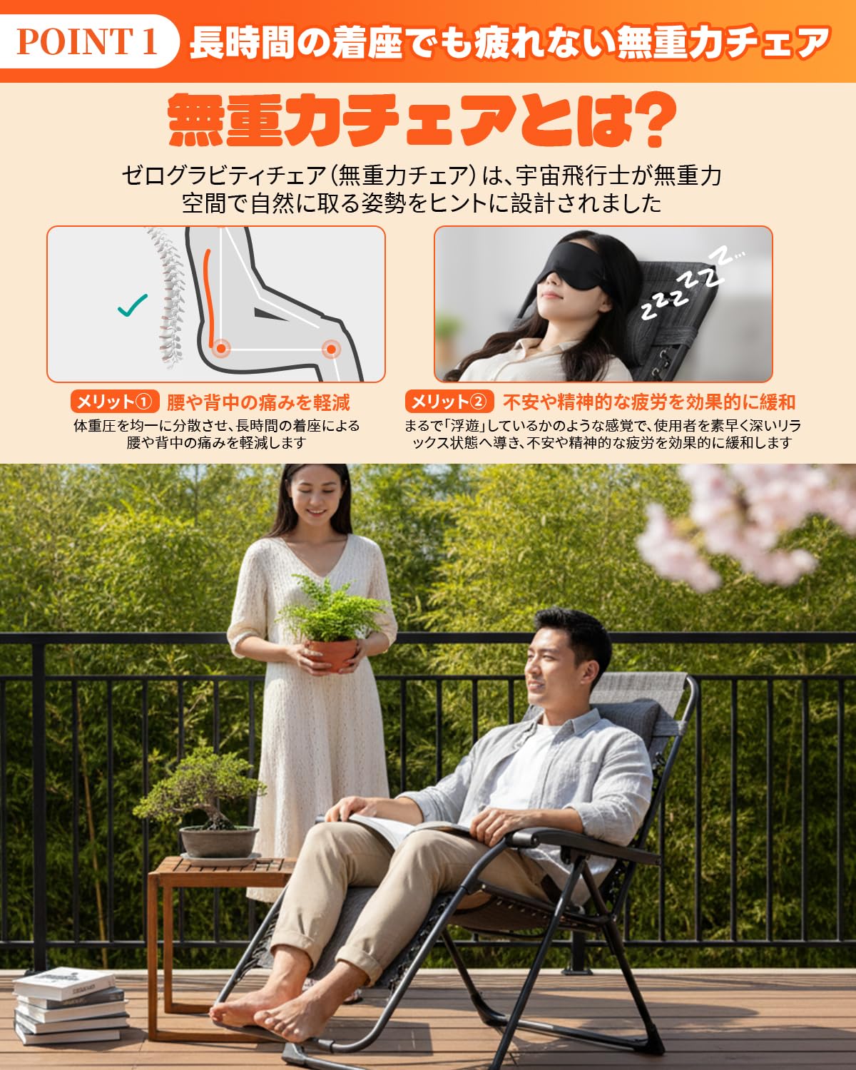 【2026 NEW】KingCamp DAYLILY B10 インフィニティチェア 無段階リクライニング