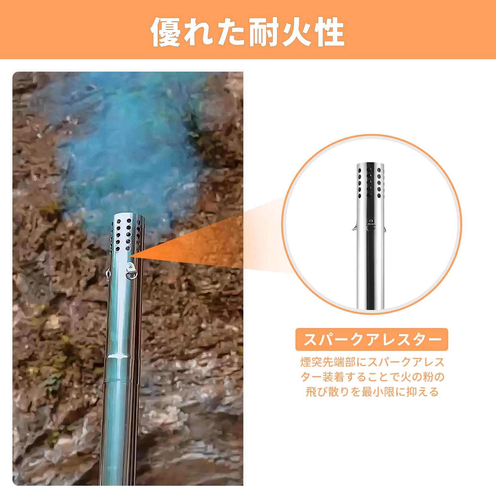 KingCamp アウトドア キャンプ ステンレス製薪ストーブ