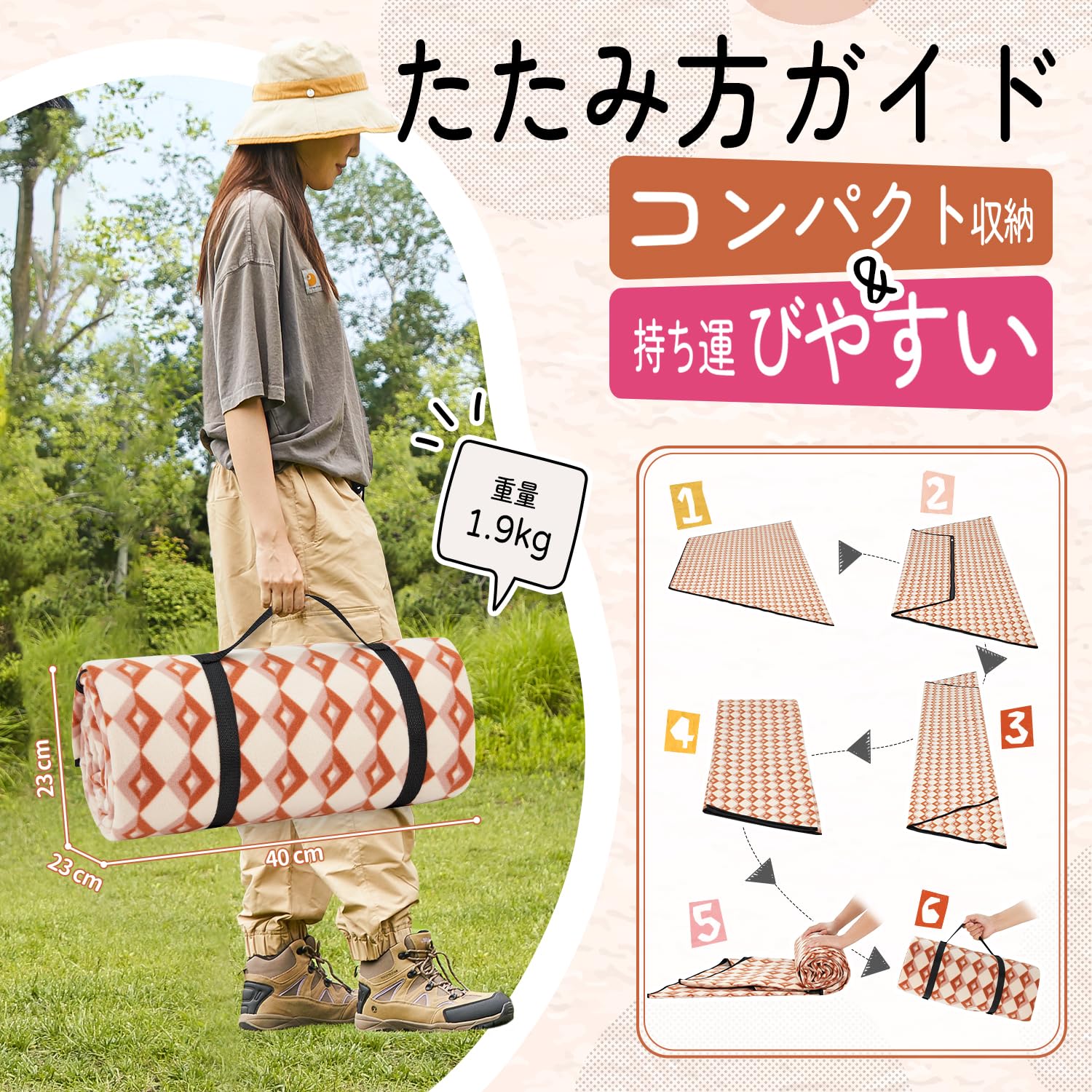 KingCamp レジャーシートマットテントシート厚手六角大判 320cm×320cm KP2201