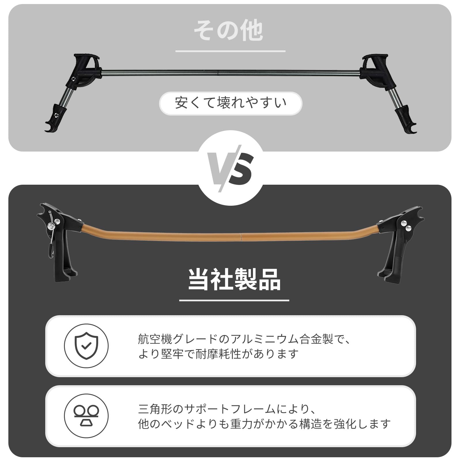KingCamp 超軽量 アウトドアベッドコット