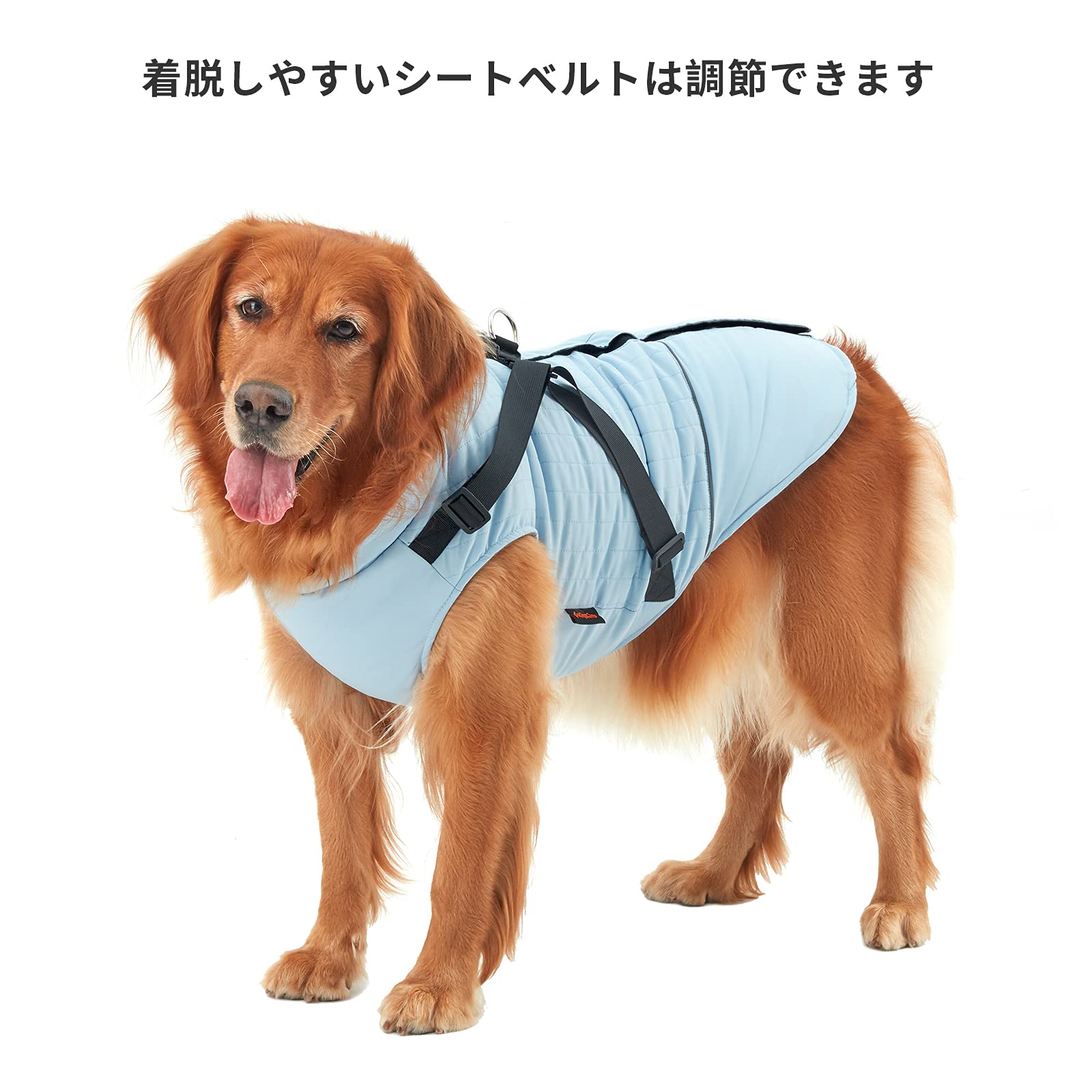 KingCamp 犬服犬用コート暖かいドッグウェア防寒着脱簡単