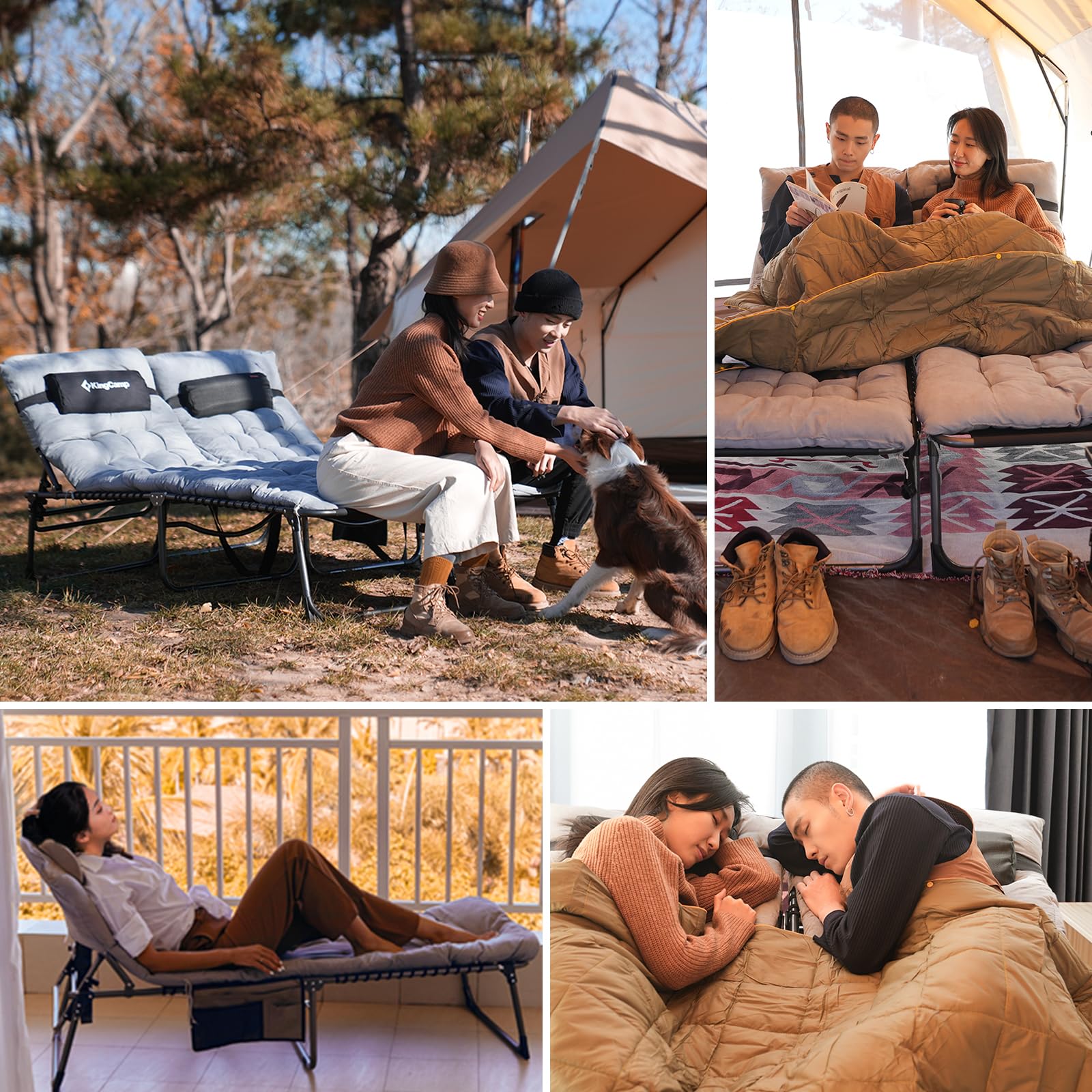 リクライニング クッション付き 190×59×34cm KE2420