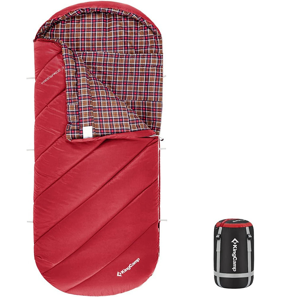KingCamp寝袋 KS2226 ワイドタイプ 封筒型 3色