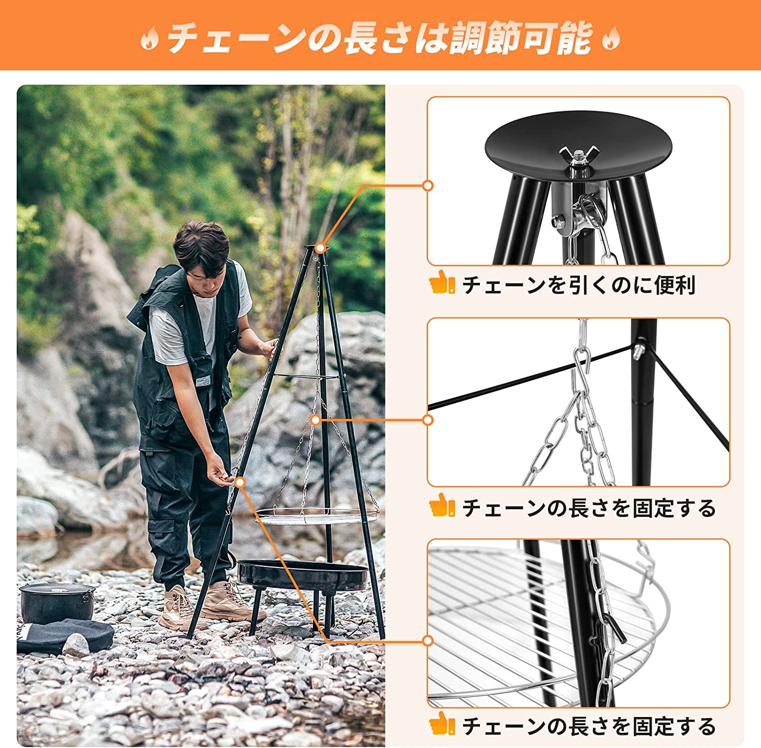 ファイヤーピット 丸型薪火鉢 KA2318