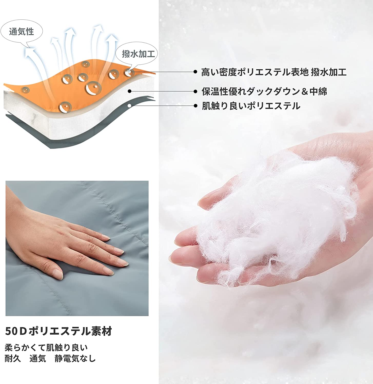 寝袋 220×75cm KS2209