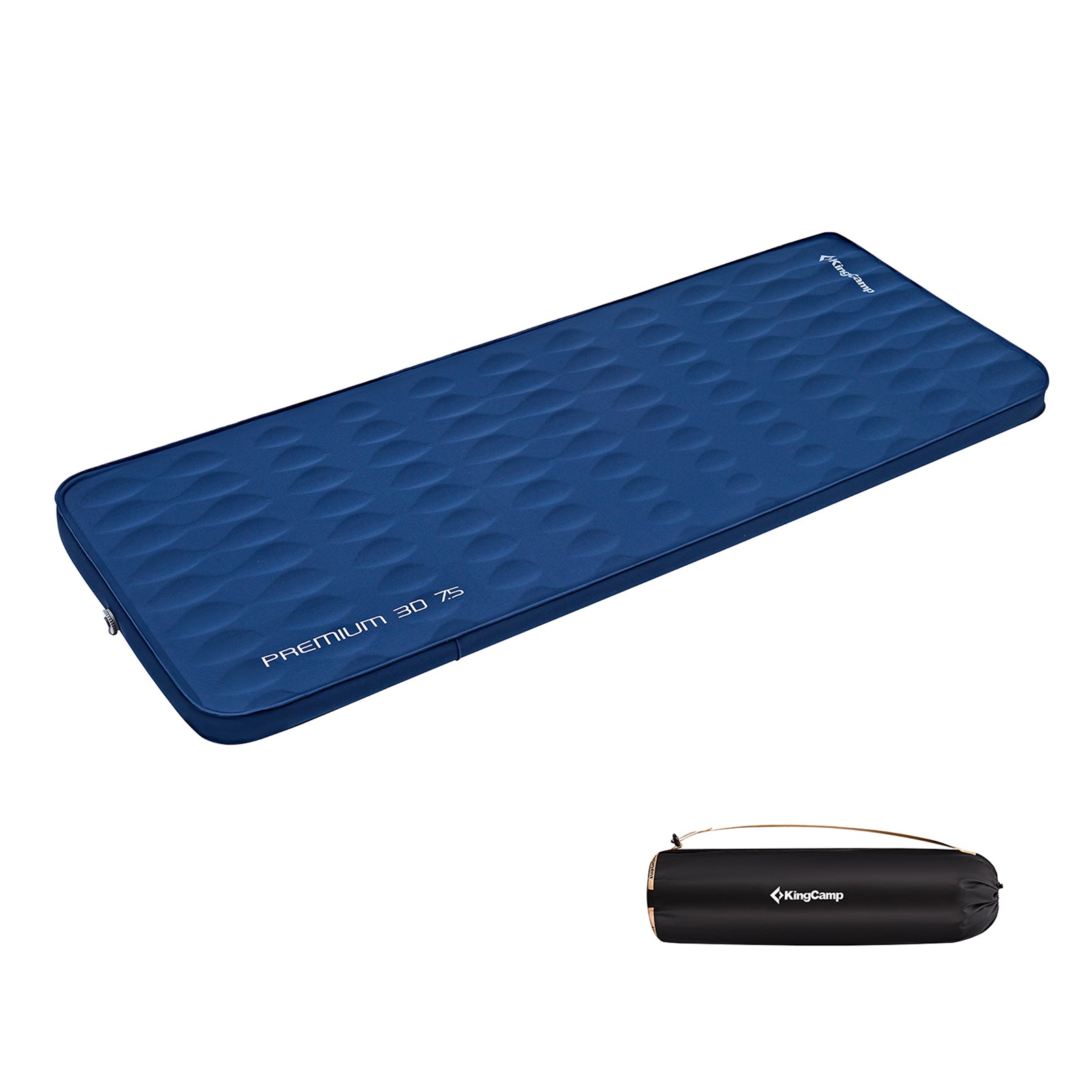 KingCamp キャンプ用セルフインフレーティングスリーピングパッド 超厚ダブル?シングルフォームマットレス