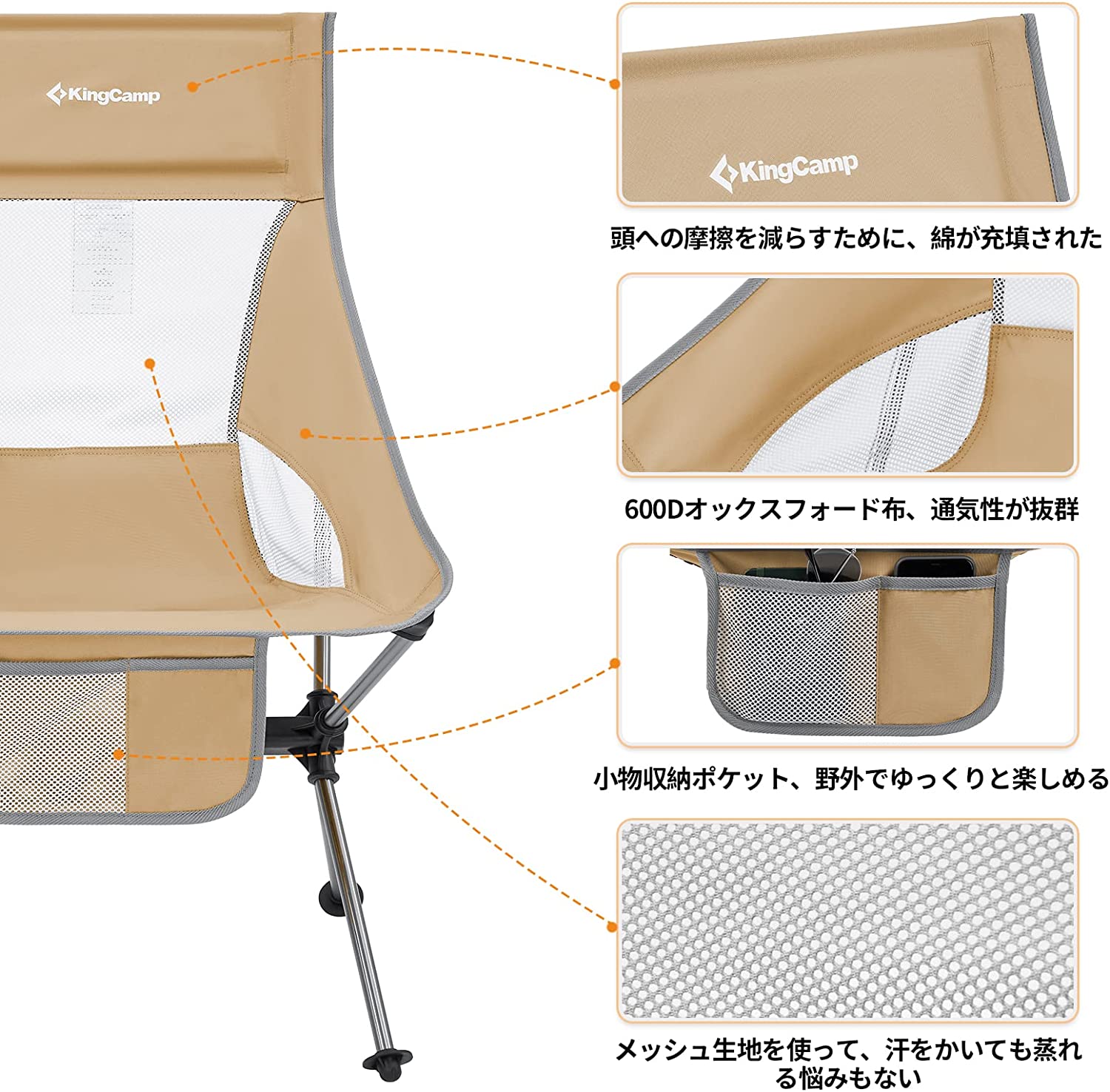チェア 65cm×66cm×92cm KC2218
