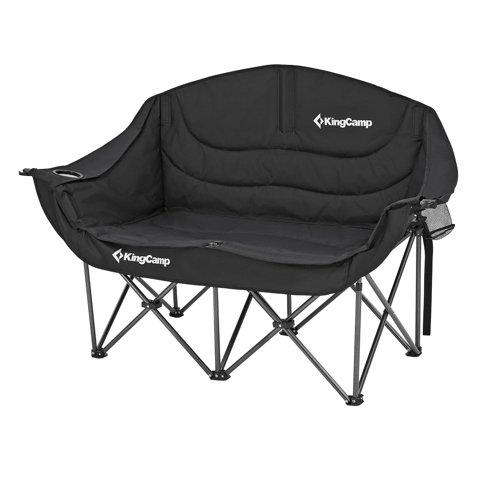 KingCamp 二人掛けアウトドアチェア ブラック/グレー KingCamp 二人掛け アウトドアチェア – kingcampoutdoor.co.jp
