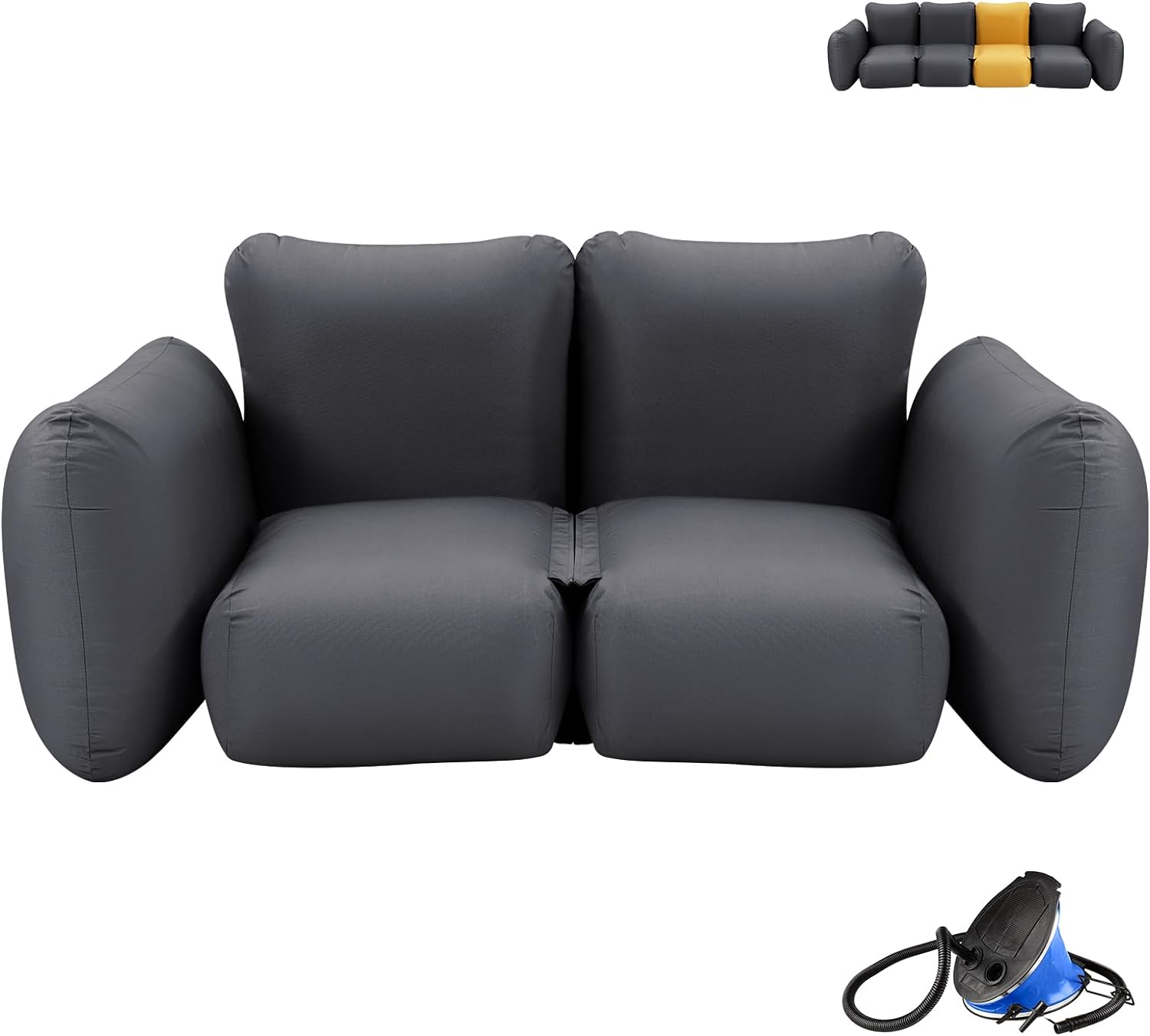 KingCamp QUBIQTRIO エアーソファー 【KingCampxJOURNAL STANDARD FURNITUREコラボ】【Makuake】