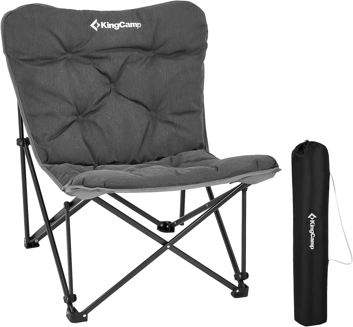 KingCamp アウトドアチェア 黒 2台 Amazon.co.jp: KingCamp アウトドア チェア 二人掛け キャンプ