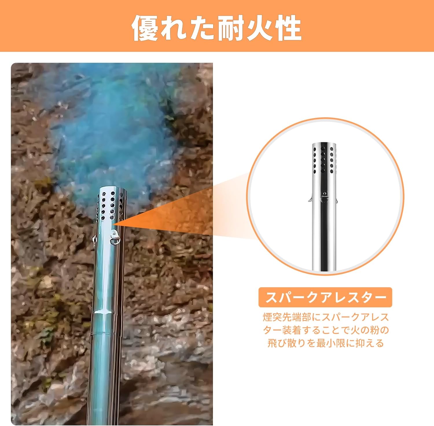 KingCamp アウトドア キャンプ ステンレス製薪ストーブ 
