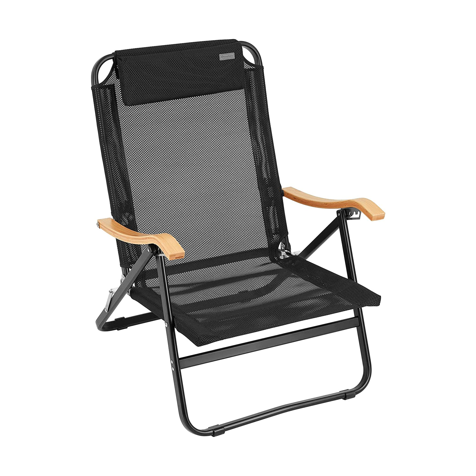 KingCamp　折りたたみ　リクライニング　ローチェア　メッシュ KingCamp リクライニングチェア 82×52.5㎝ 4段階調整 KC2306