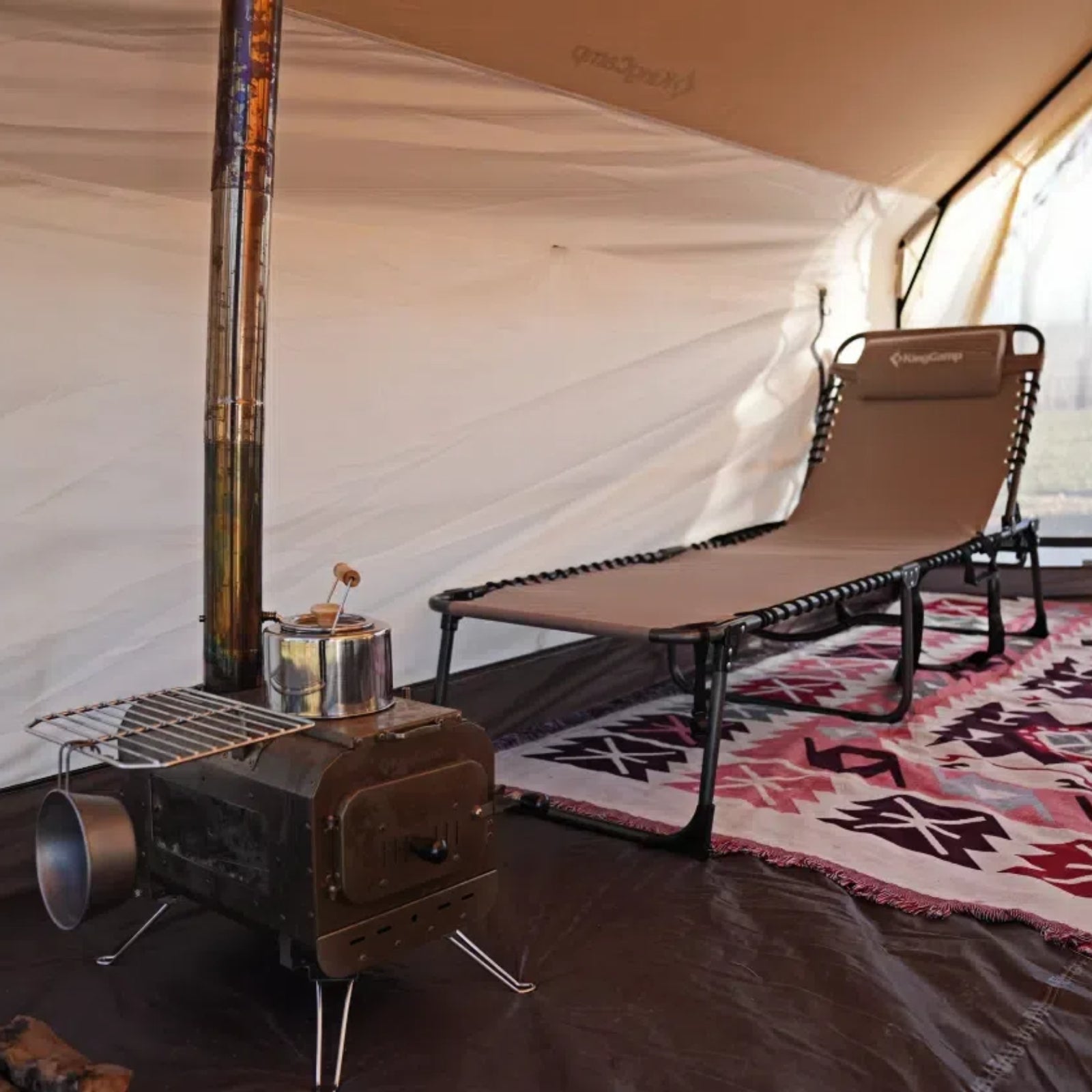 KingCamp サマーベッド 折畳み 3way 5段階調節