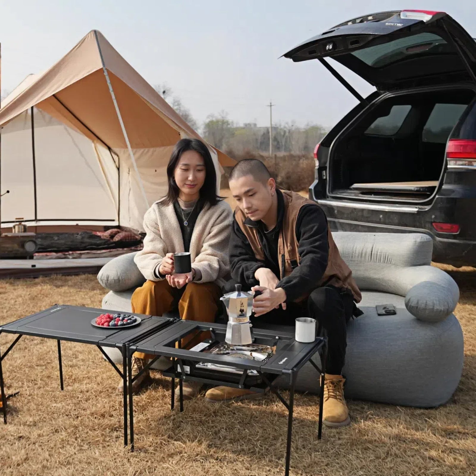 KingCamp エアーソファー【エコ材質 横転防止】