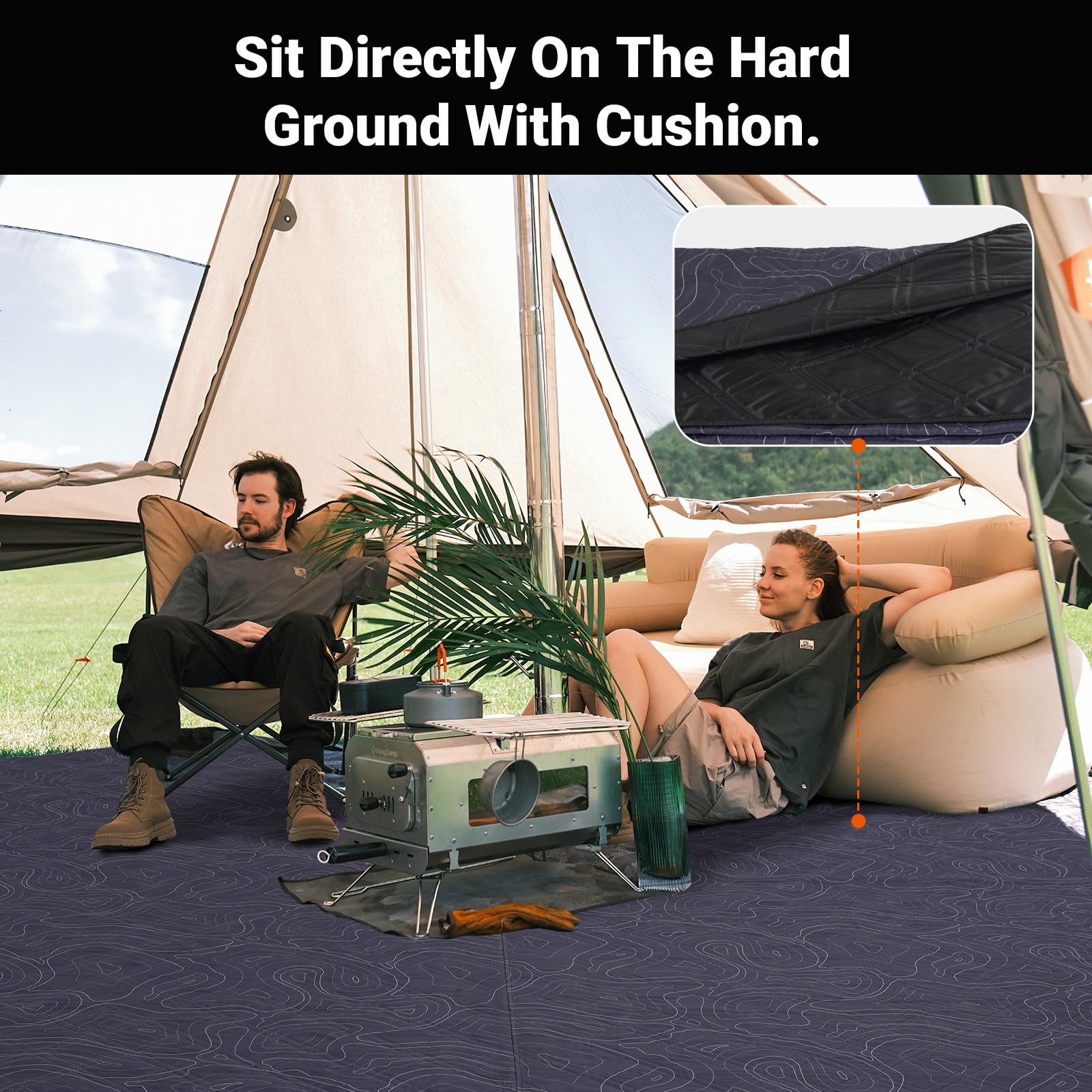 KingCamp KHAN VILLA キャンプ用テントマット