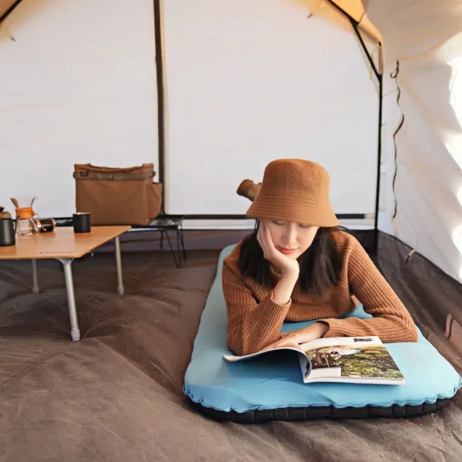 KingCamp超軽量快適シングルクッションメモリーフォーム寝床マット