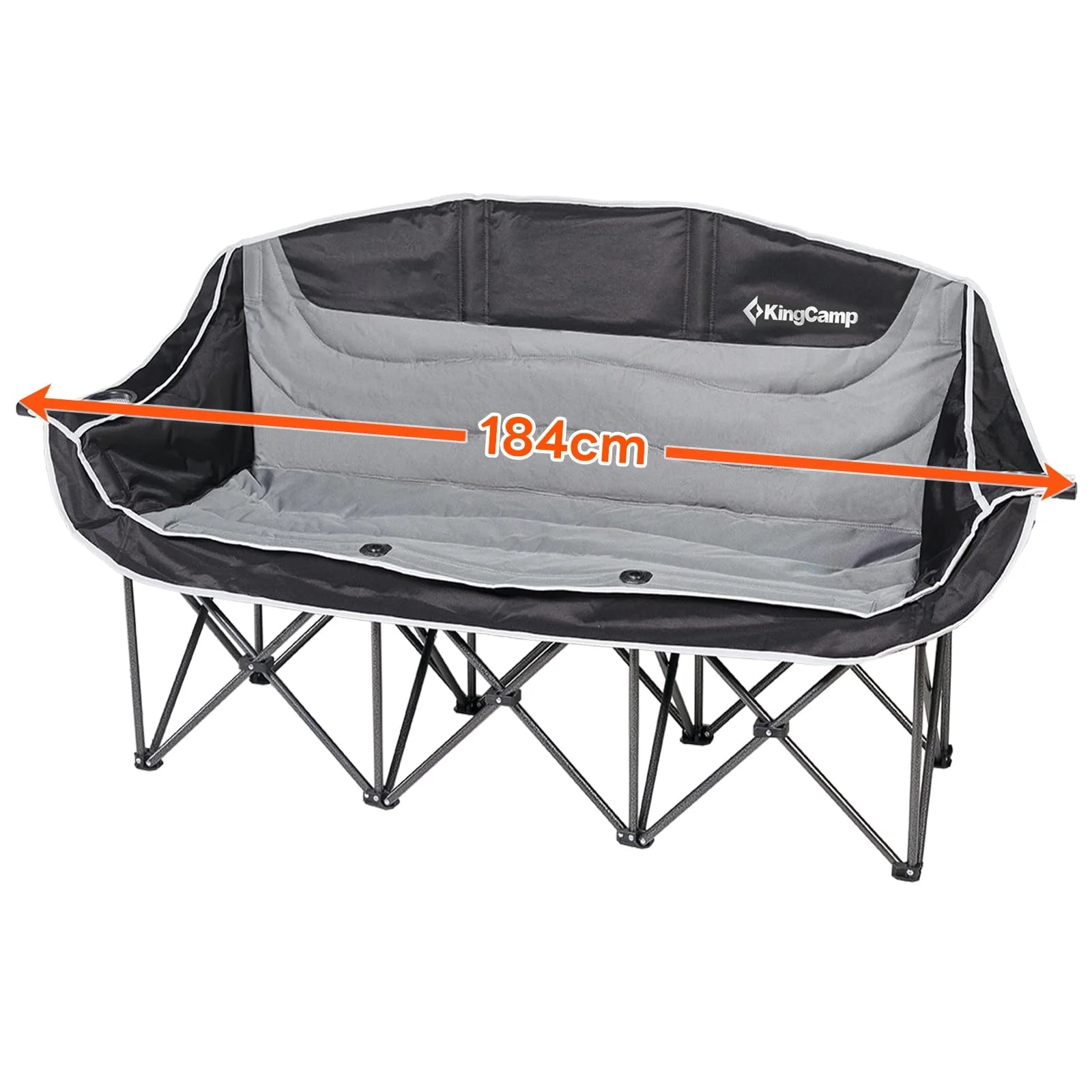 KingCamp アウトドア チェア 三人掛け キャンプ 椅子 3人掛け 折りたたみ式