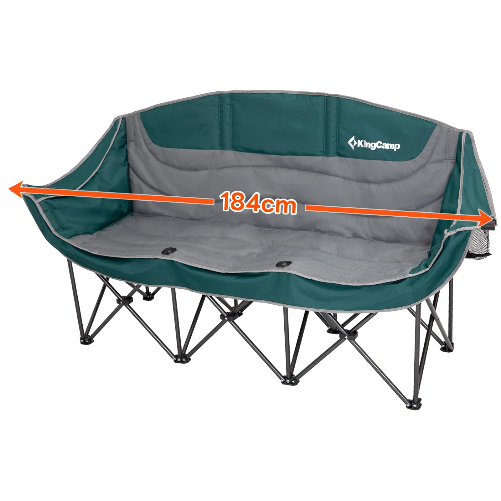 KingCamp アウトドア チェア 三人掛け キャンプ 椅子 3人掛け 折りたたみ式