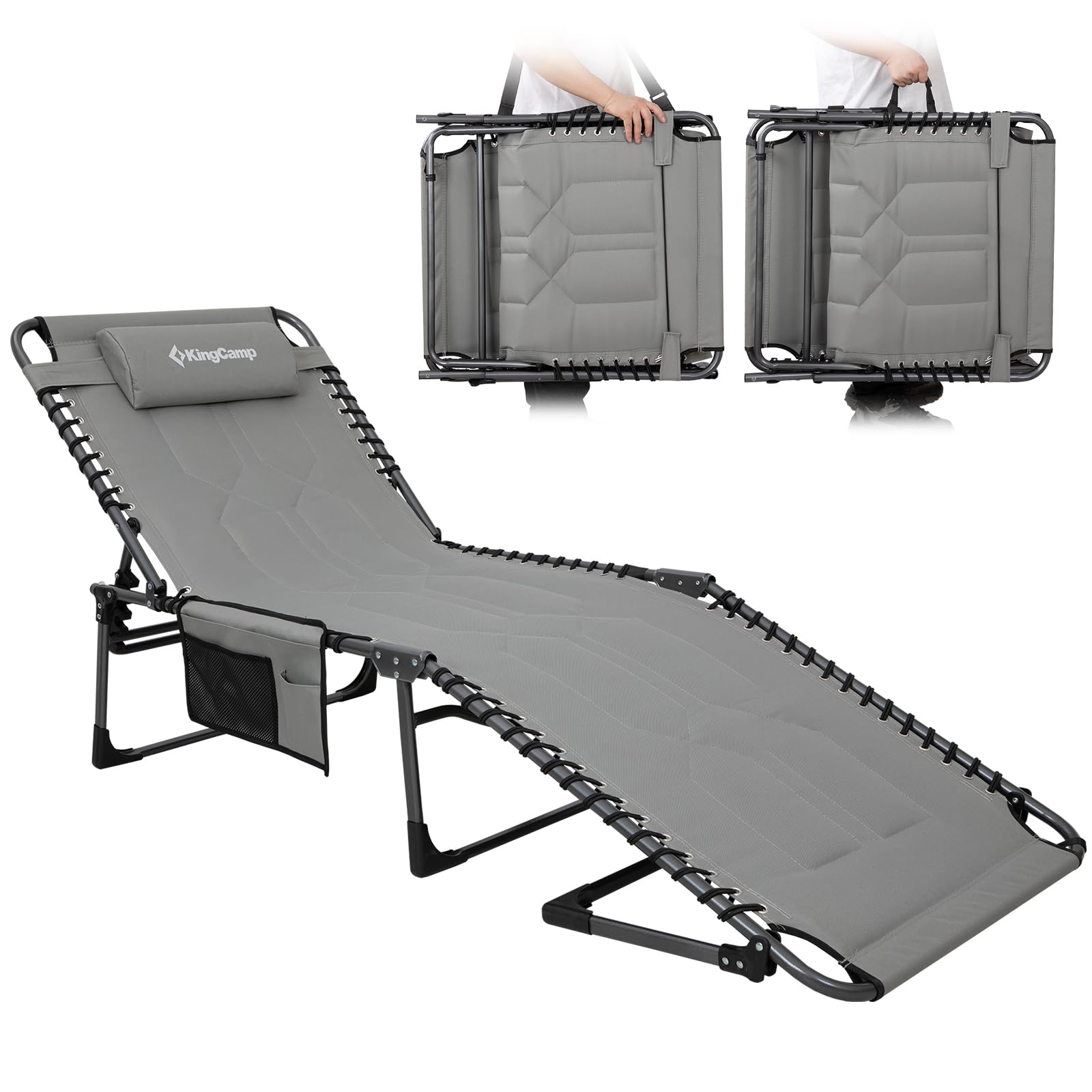 KingCamp | 快適で収納簡単なアウトドア用折りたたみベッド - キャンプ