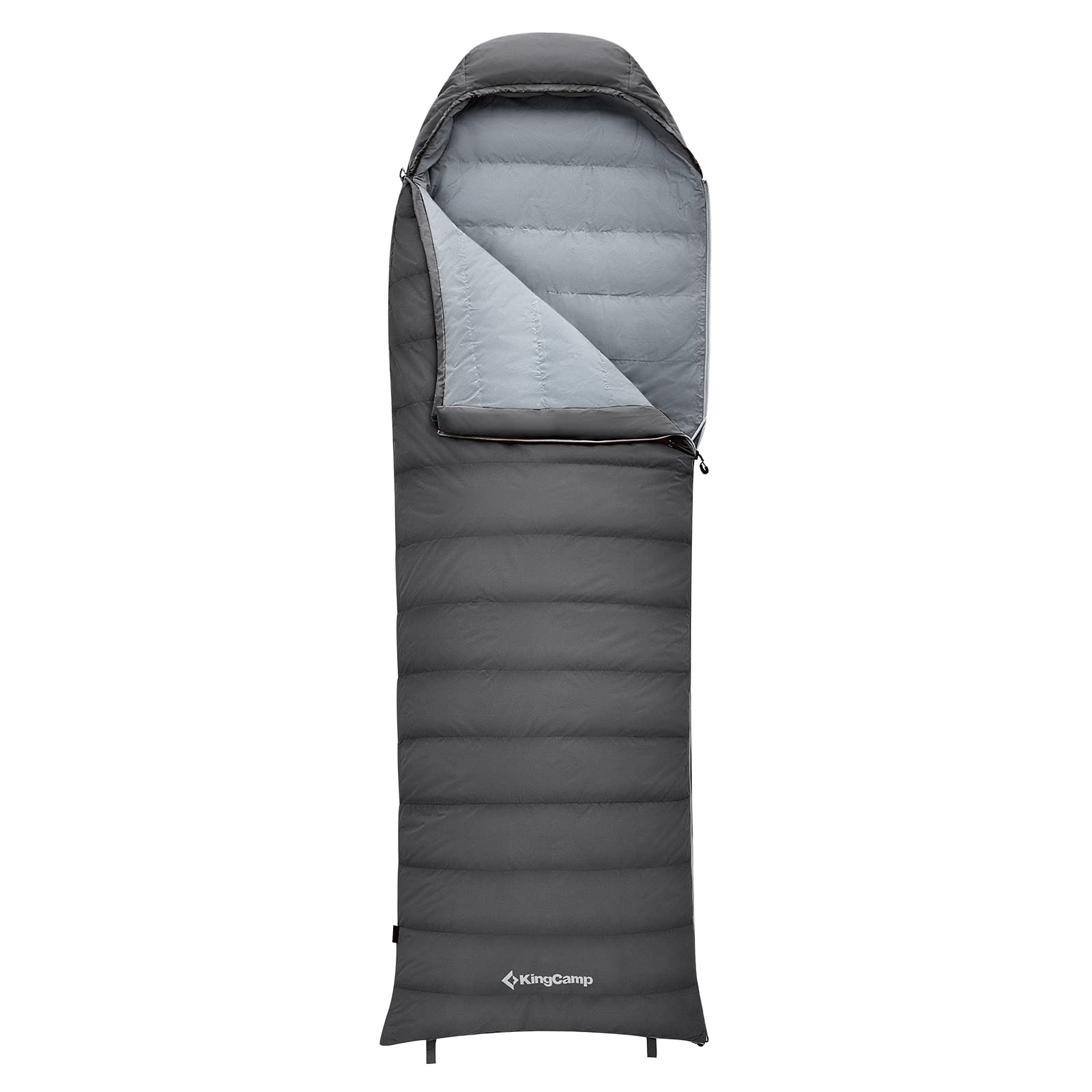 KingCamp キャンプ用封筒型寝袋ダウンシュラフ羽毛連結可能軽量1.5kg