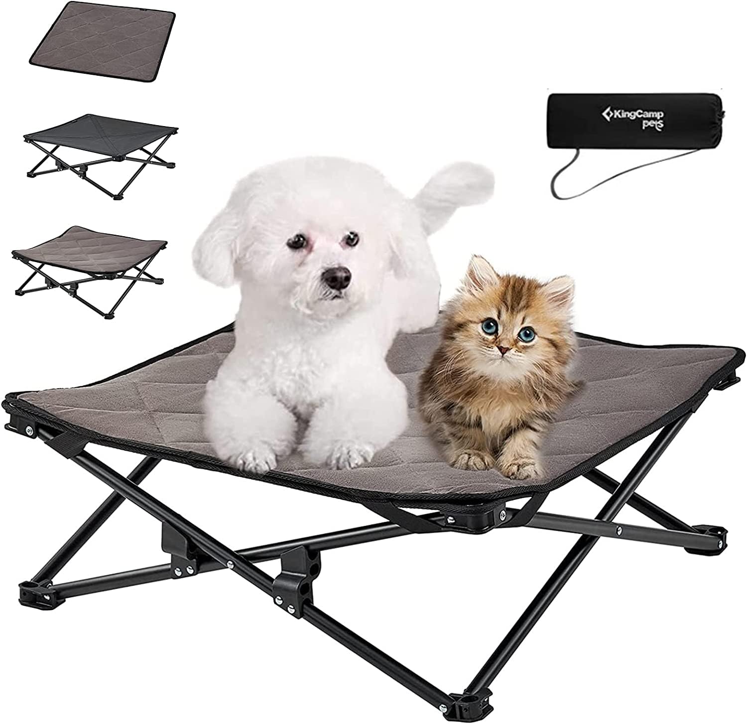 KingCamp ドッグコット犬用ベッド アウトドア折りたたみ洗えるペットベッド