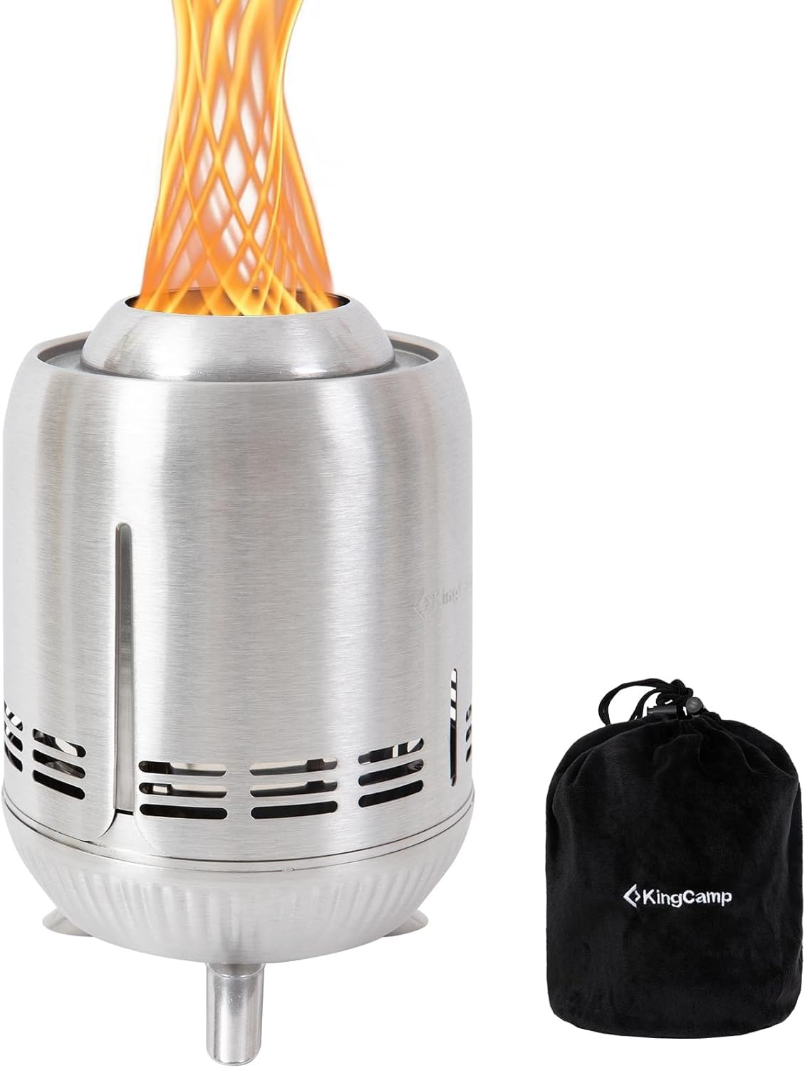 King Camp 薪ストーブ 全長約2.3m おまけ付き。 Amazon | KingCamp バーベキューコンロ 薪ストーブ 折りたたみ