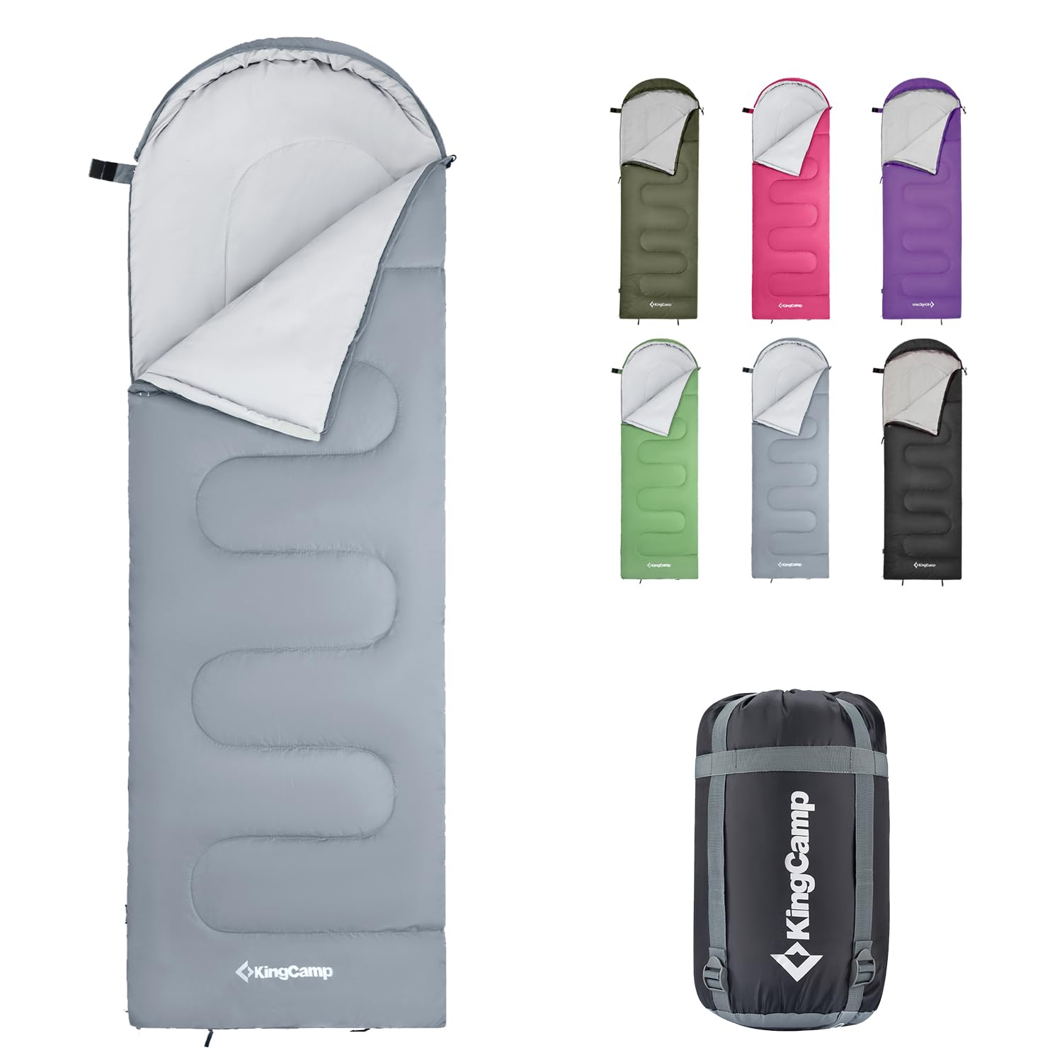 KingCamp 春用 夏用 封筒型 寝袋 (190+30)x75cm – kingcampoutdoor.co.jp