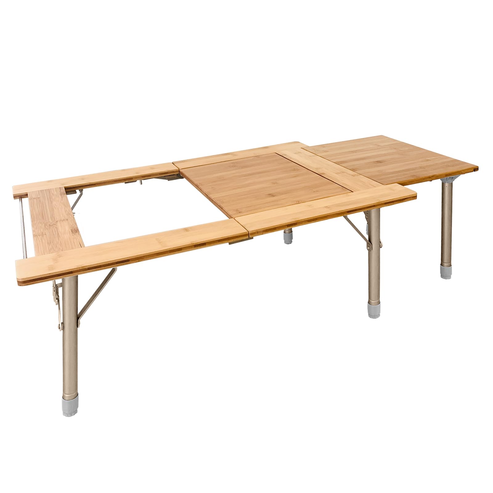 KingCamp アウトドア テーブル 折りたたみ 囲炉裏テーブル キャンプ テーブル78×51×30~40cm