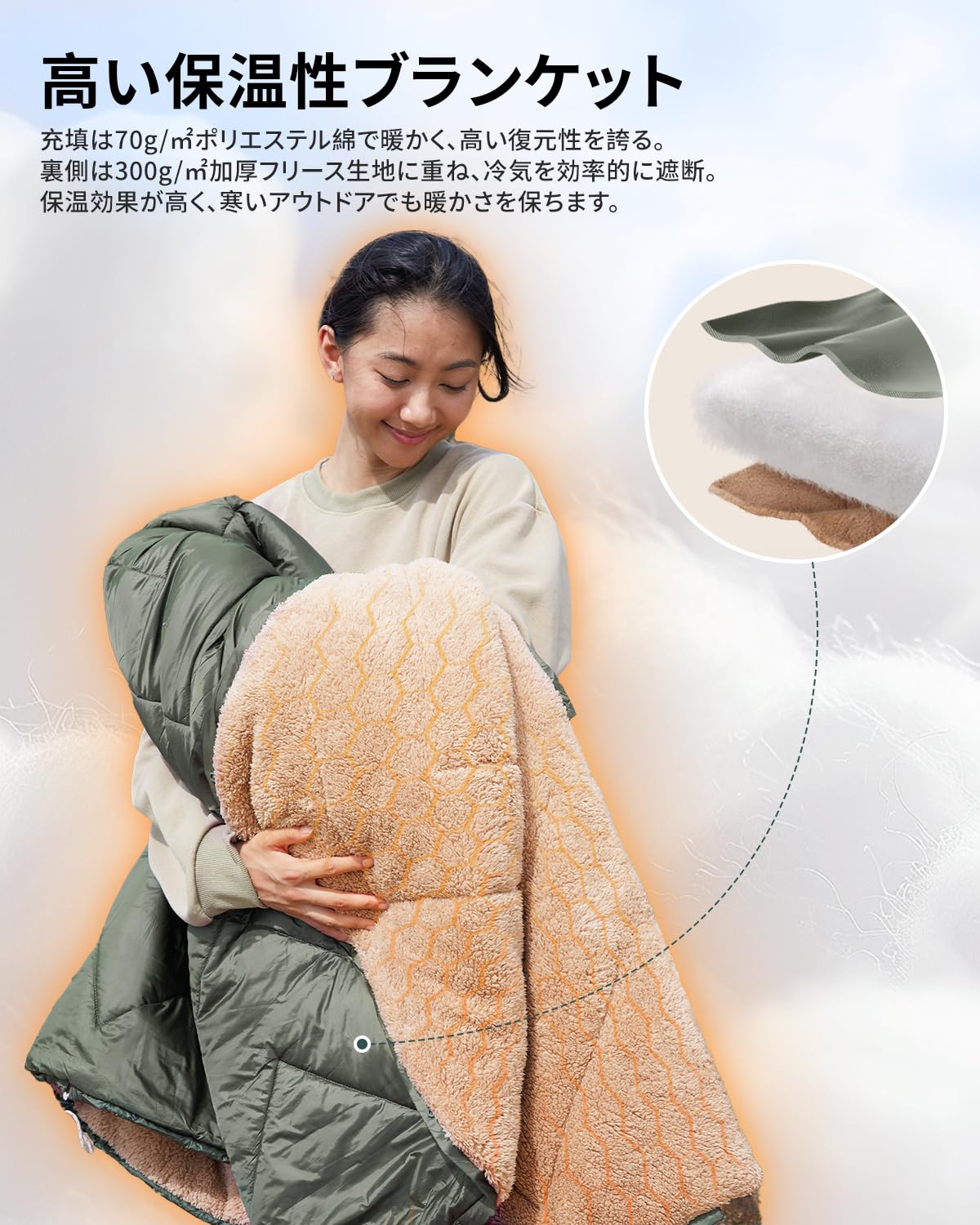 ブランケット単層加熱二重層、フリース、柔らかく全体を洗える、抗菌性および脱臭性 ｜フリース ブランケット 100 x 110 cm 柔らかく肌触り 毛布 フランネル 洗える&frasl;静電防止  ベッド、ソファ、椅子、赤ちゃん、屋外旅行、休憩、自宅、オフィスチェアに適しており、一年中使用できます, イエロー｜ブランケット・毛布 オンライン通販