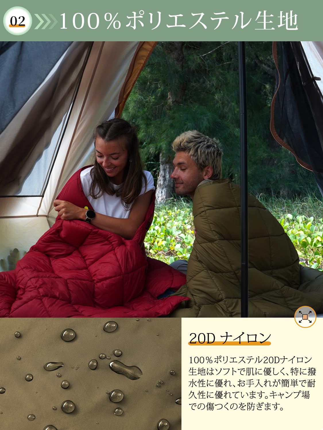 KingCamp キャンプブランケットコンパクトマルチブランケットひざ掛け