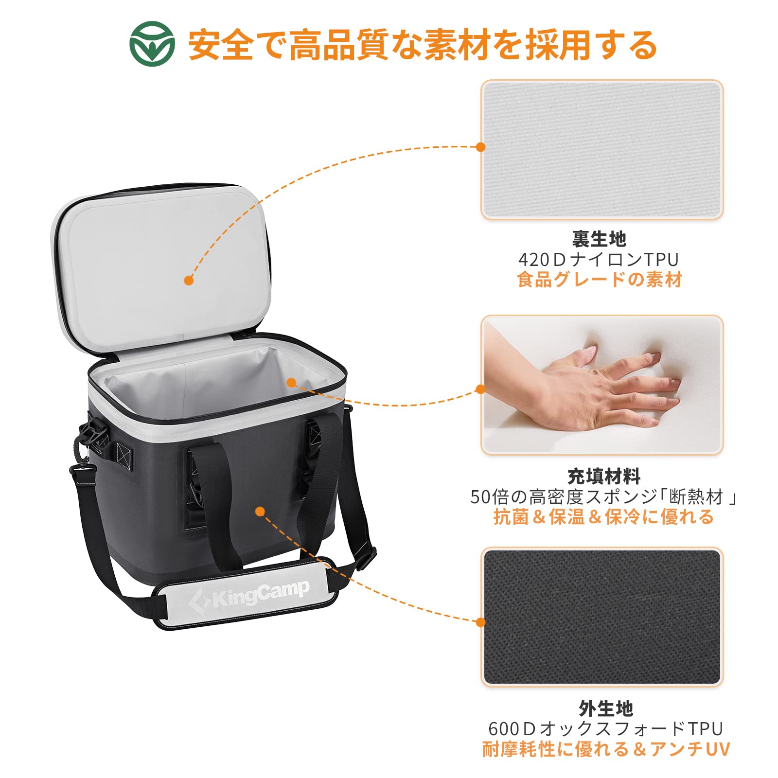 KingCamp コンパクト 保冷バッグ