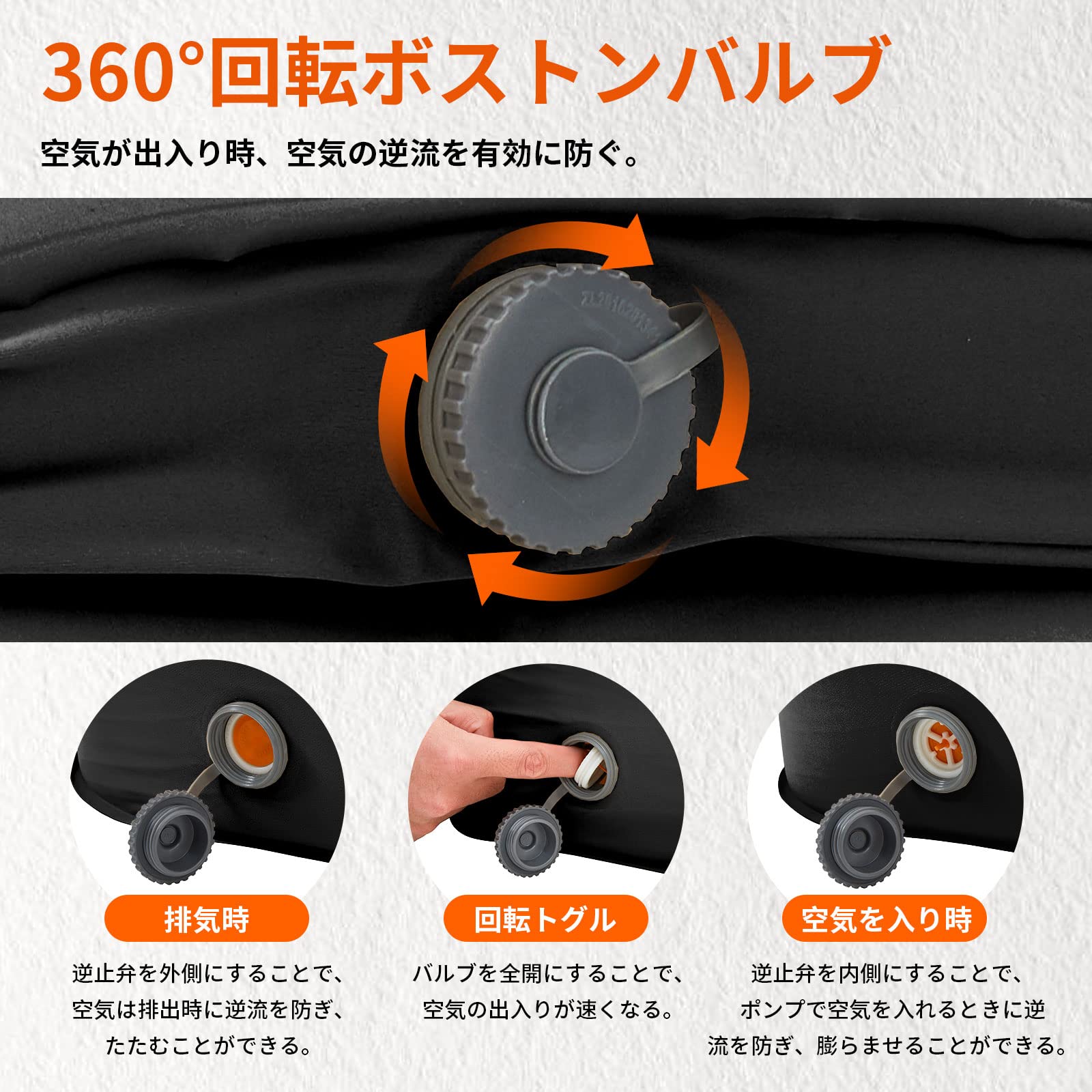 KingCamp インフレーターマットキャンプ エアーマット幅76cm