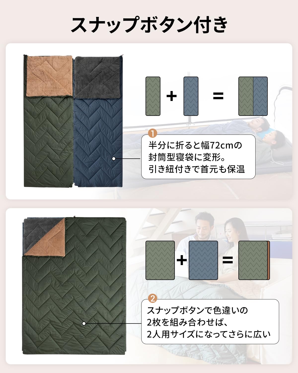 【2025 NEW】KingCamp キャンプブランケットフリース大判200×145cm