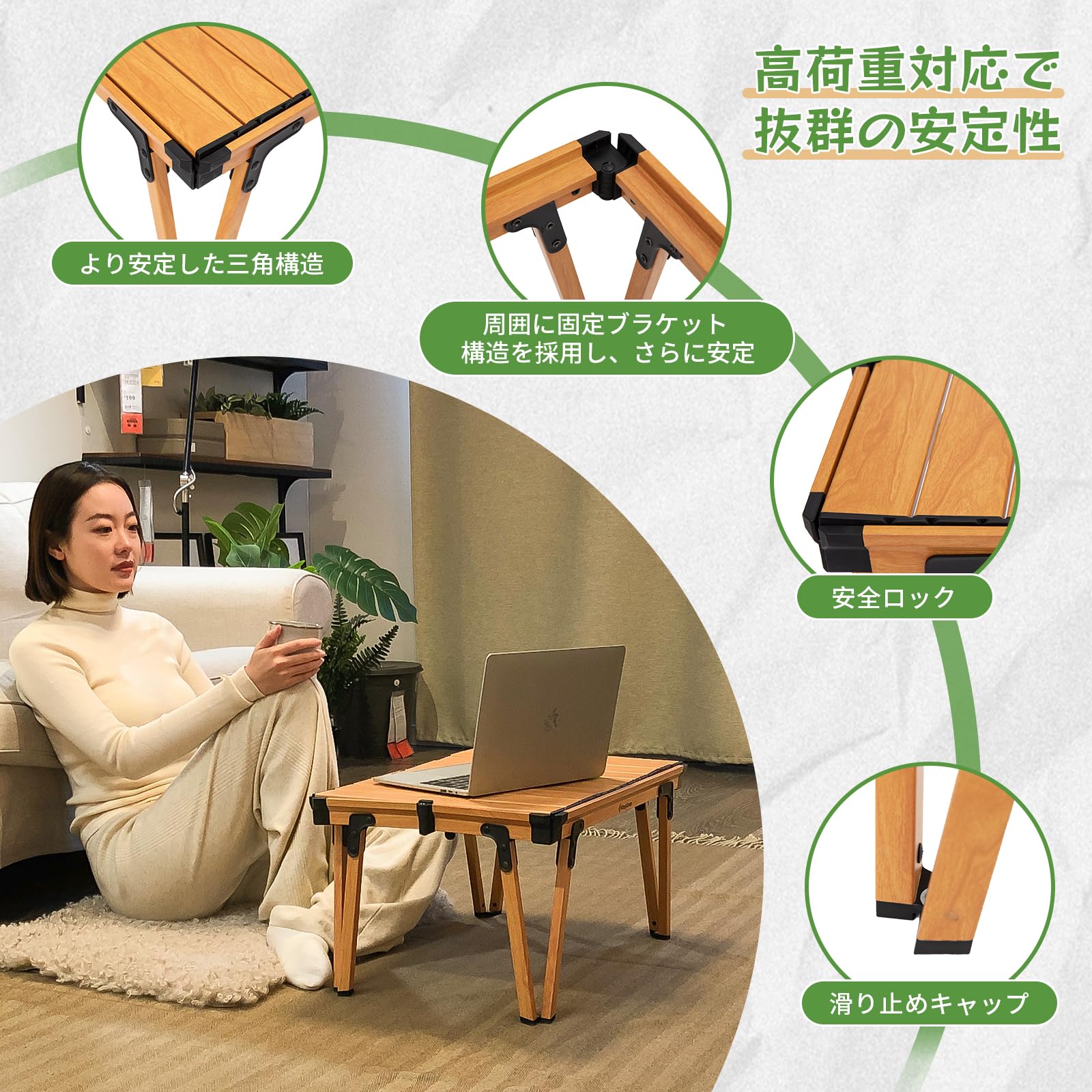 KingCamp アウトドアテーブル折り畳みキャンプ テーブル超軽量