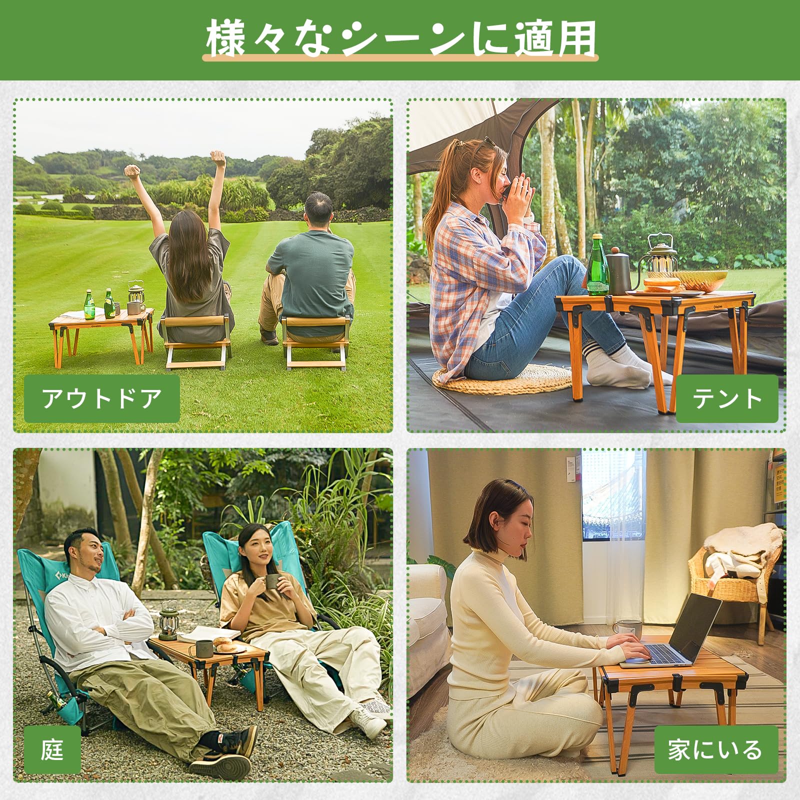 KingCamp アウトドアテーブル折り畳みキャンプ テーブル超軽量