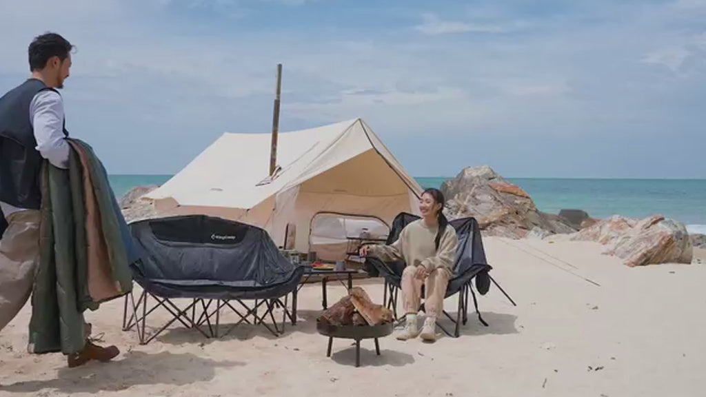 2025 NEW】KingCamp キャンプブランケットフリース大判200×145cm