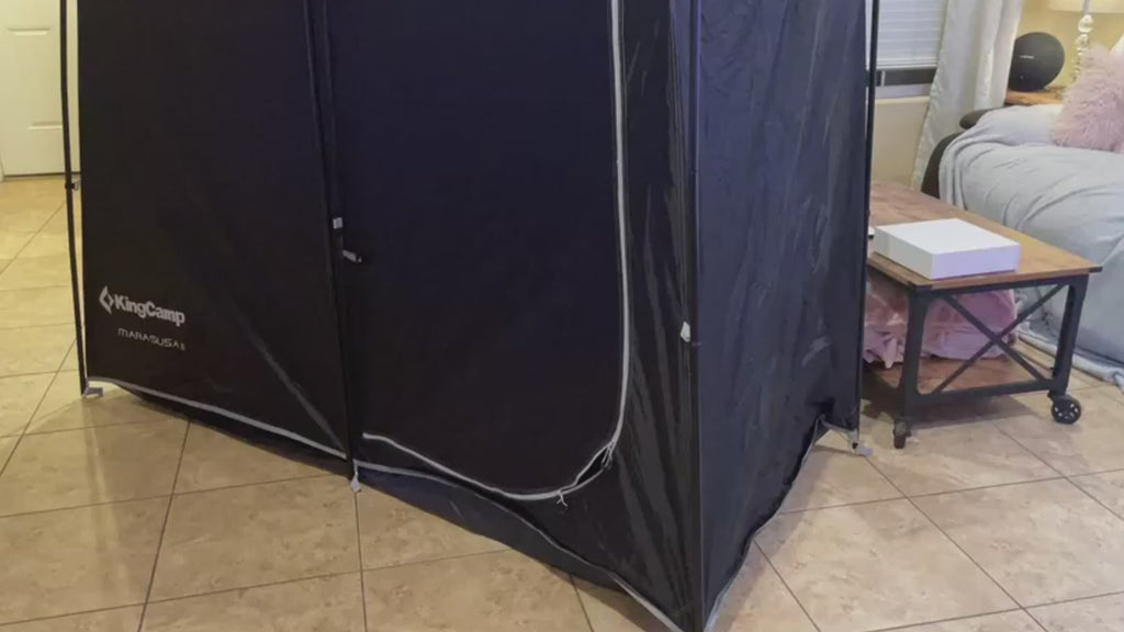 KingCamp 着替えテント簡易シャワールームトイレ更衣室ビーチテント2人